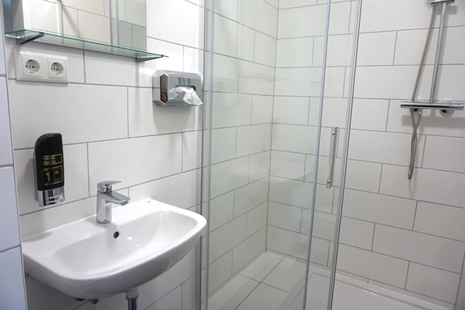 Shower in Apartment Hotel Wittenau