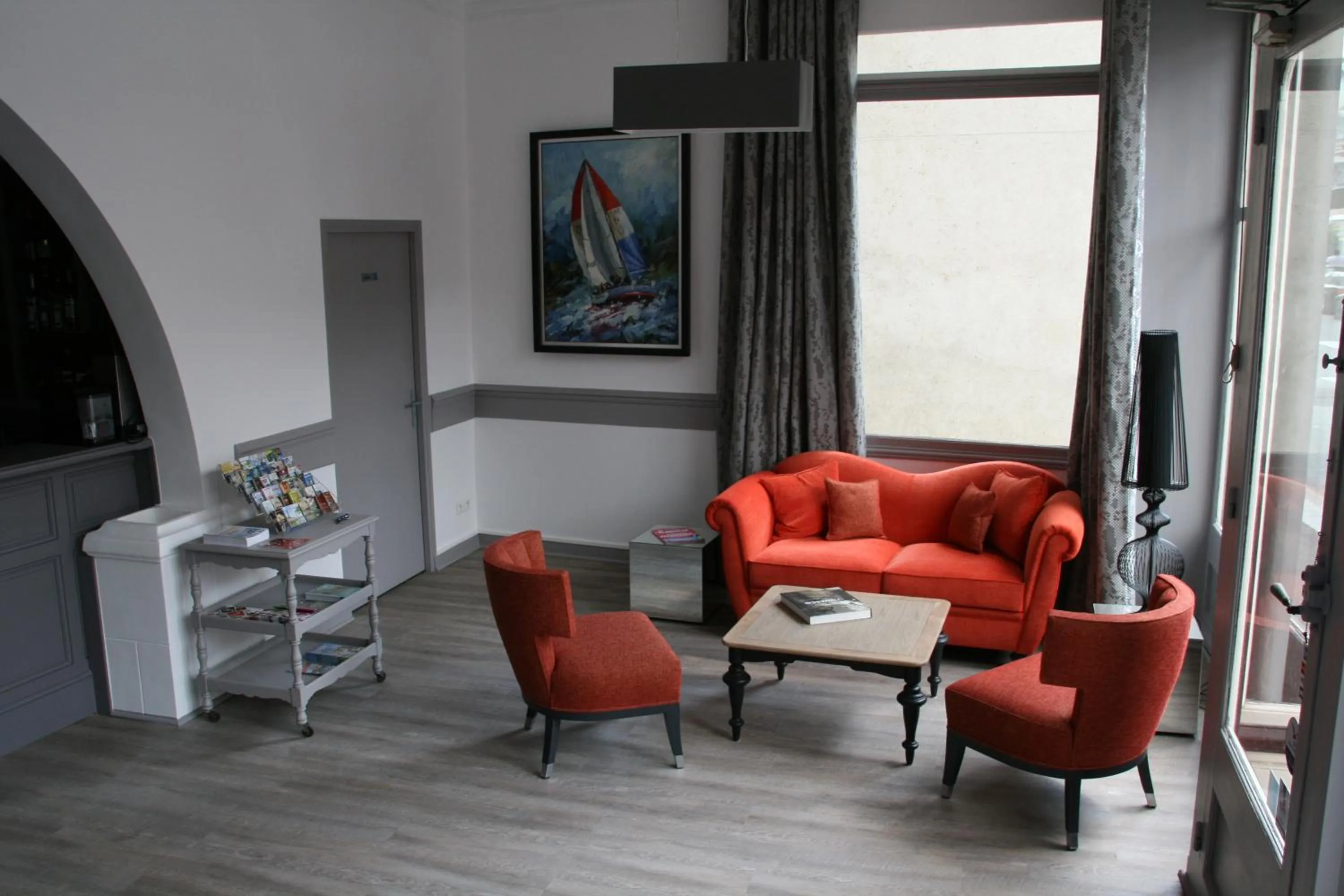 Lounge or bar in La Maison Normande