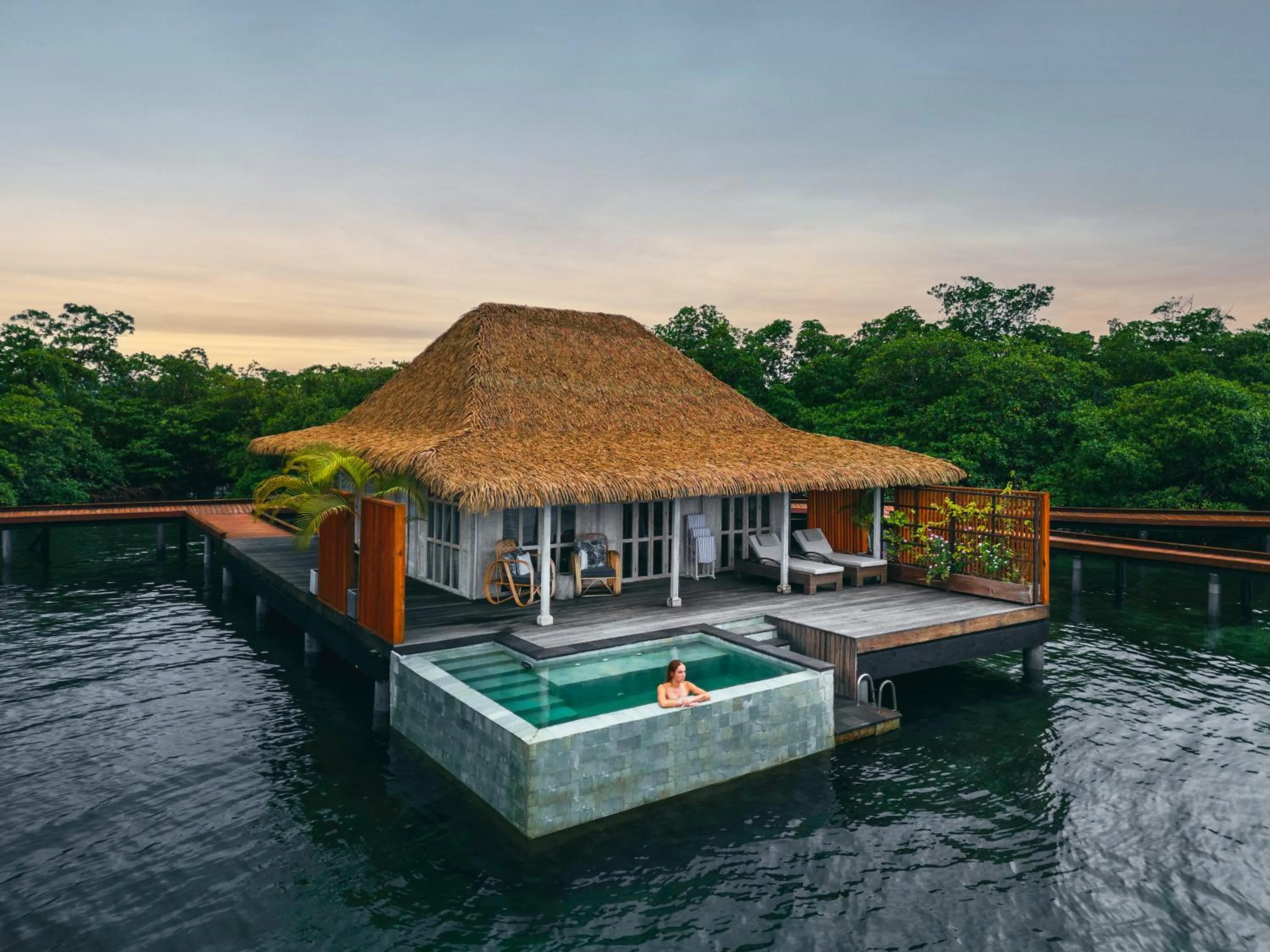 Pool view in Nayara Bocas del Toro