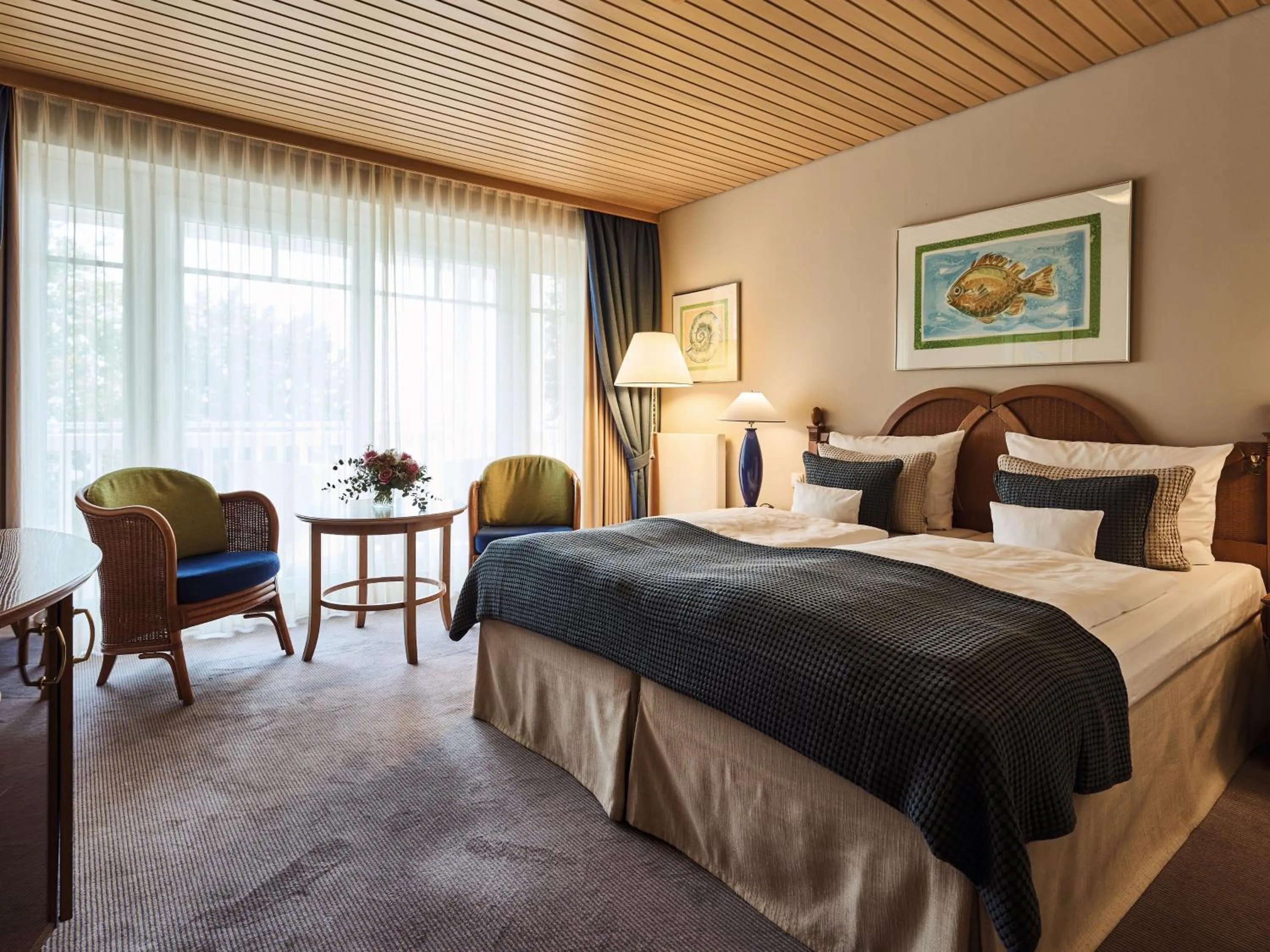 Photo of the whole room, Bed in aja Strandhotel Bansin