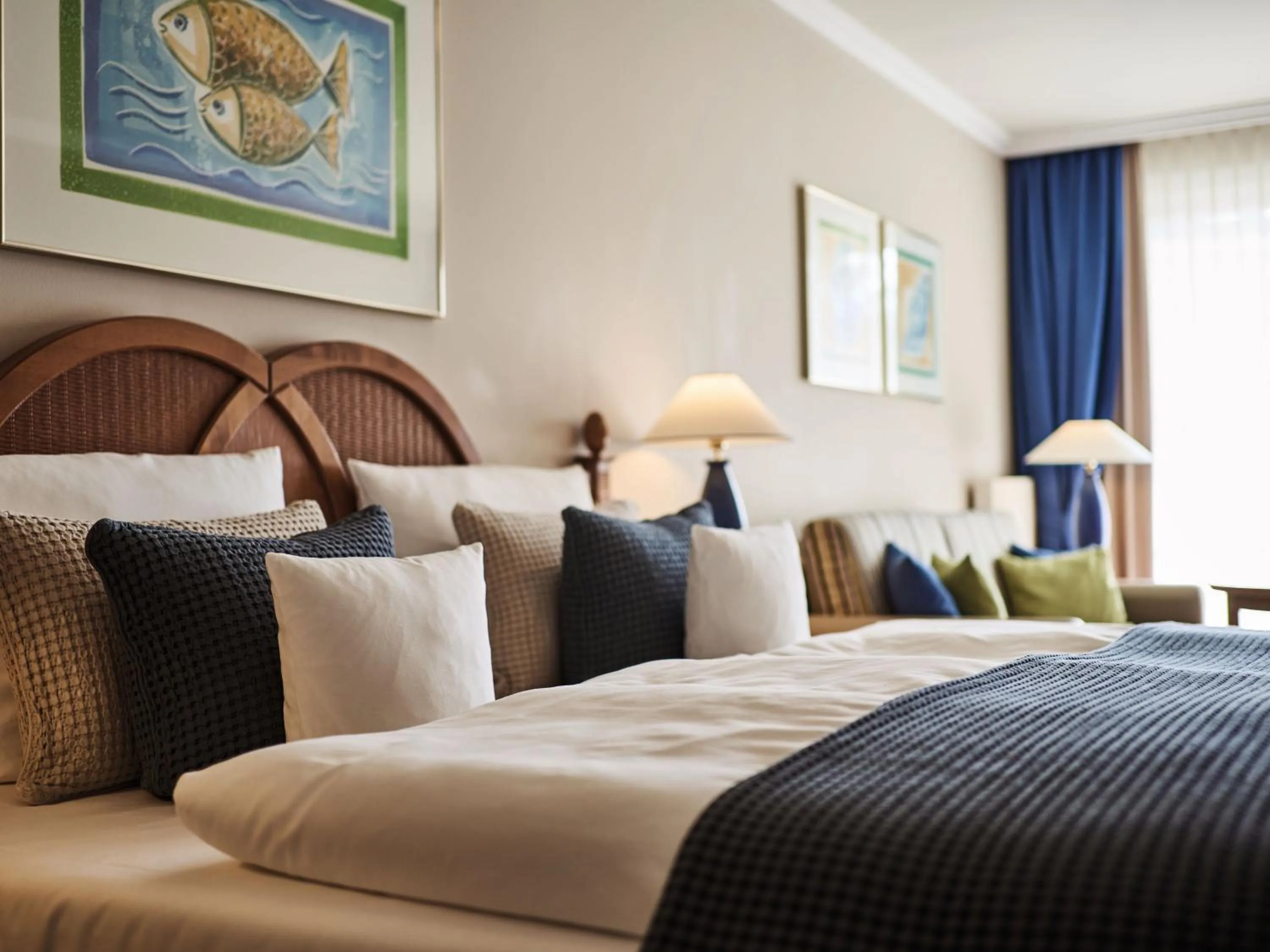 Bed in aja Strandhotel Bansin