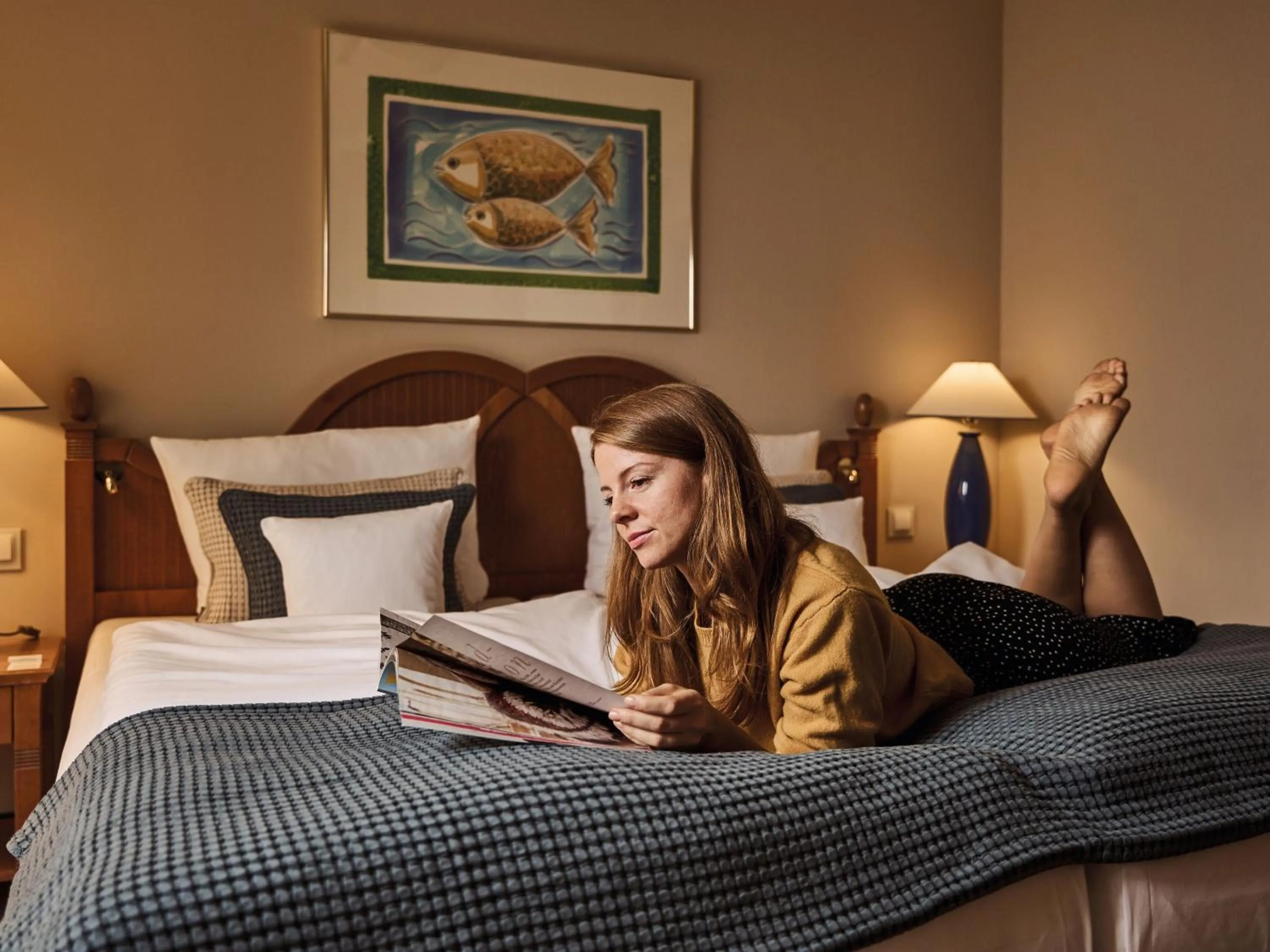 Photo of the whole room, Bed in aja Strandhotel Bansin