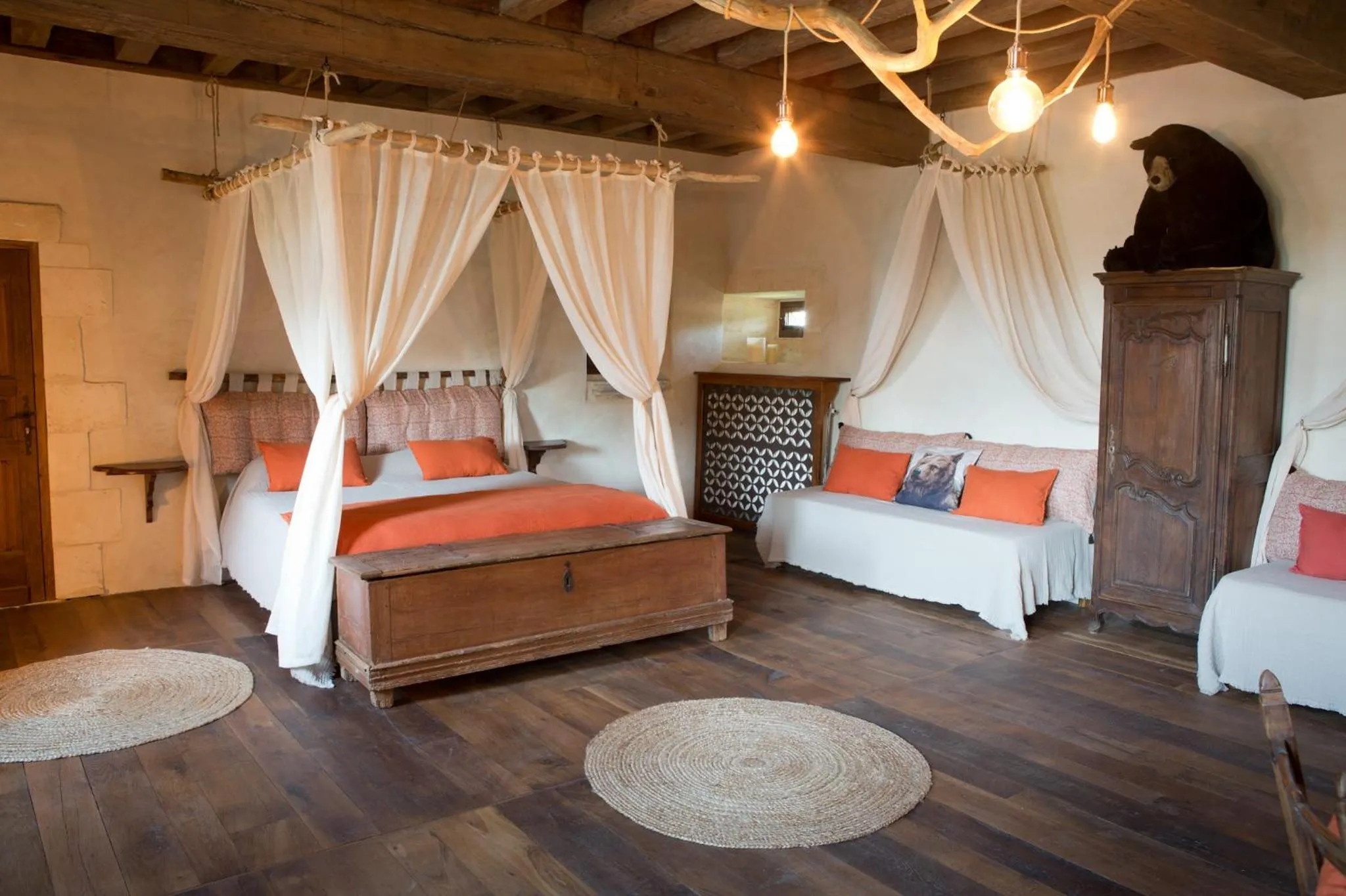 Bed in Château de Bois Charmant