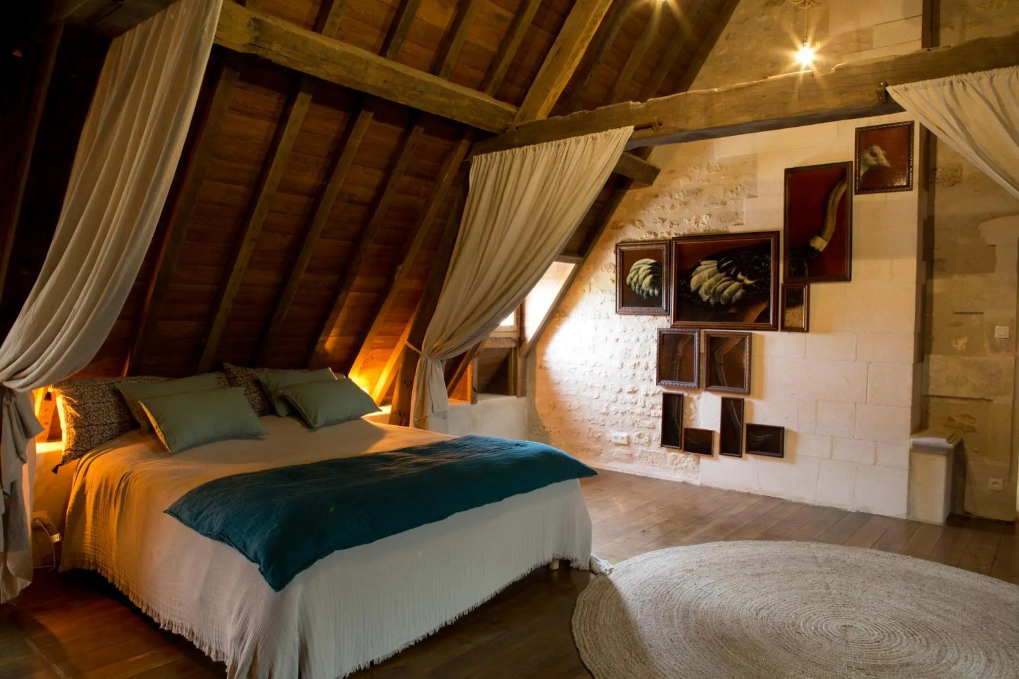 Bedroom, Bed in Château de Bois Charmant