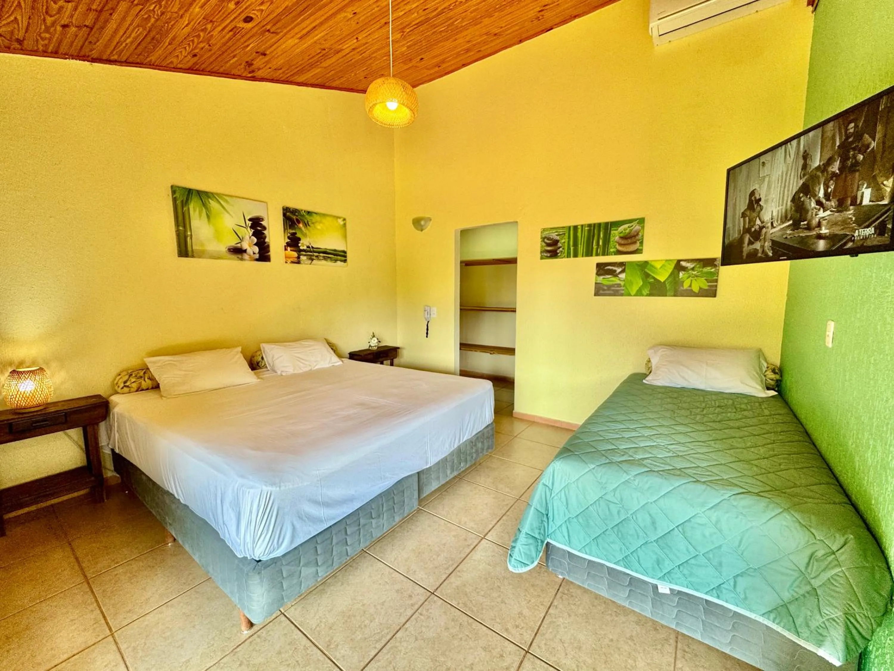 Bed in Hotel Fazenda Vale Alvorada