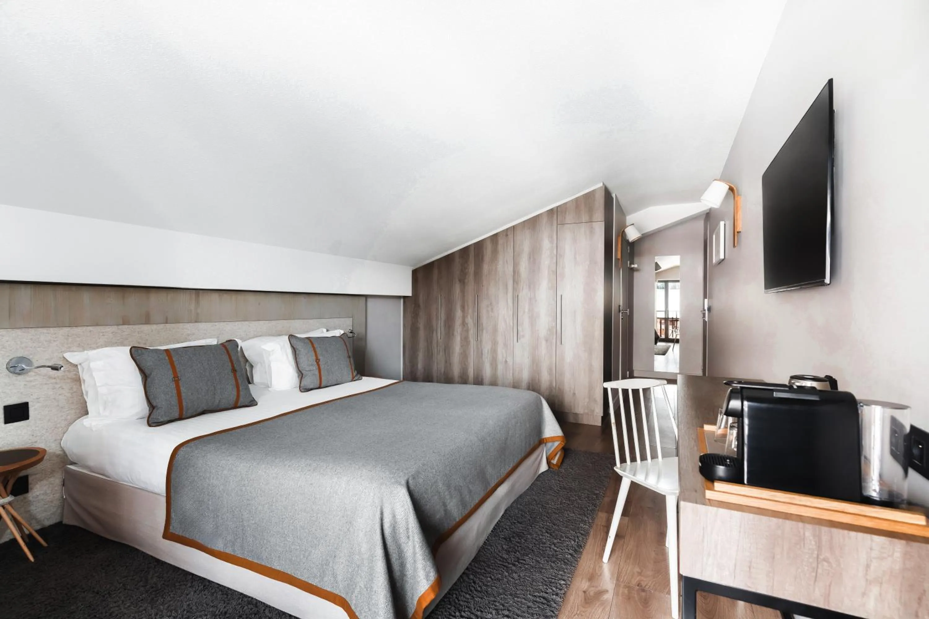 Bed in Heliopic Hotel & Spa