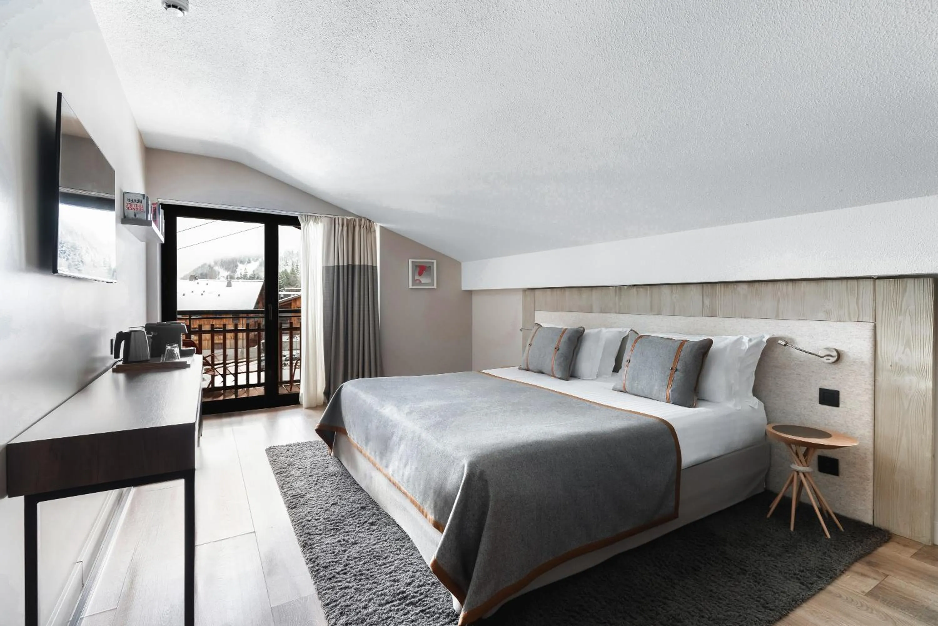 Bed in Heliopic Hotel & Spa