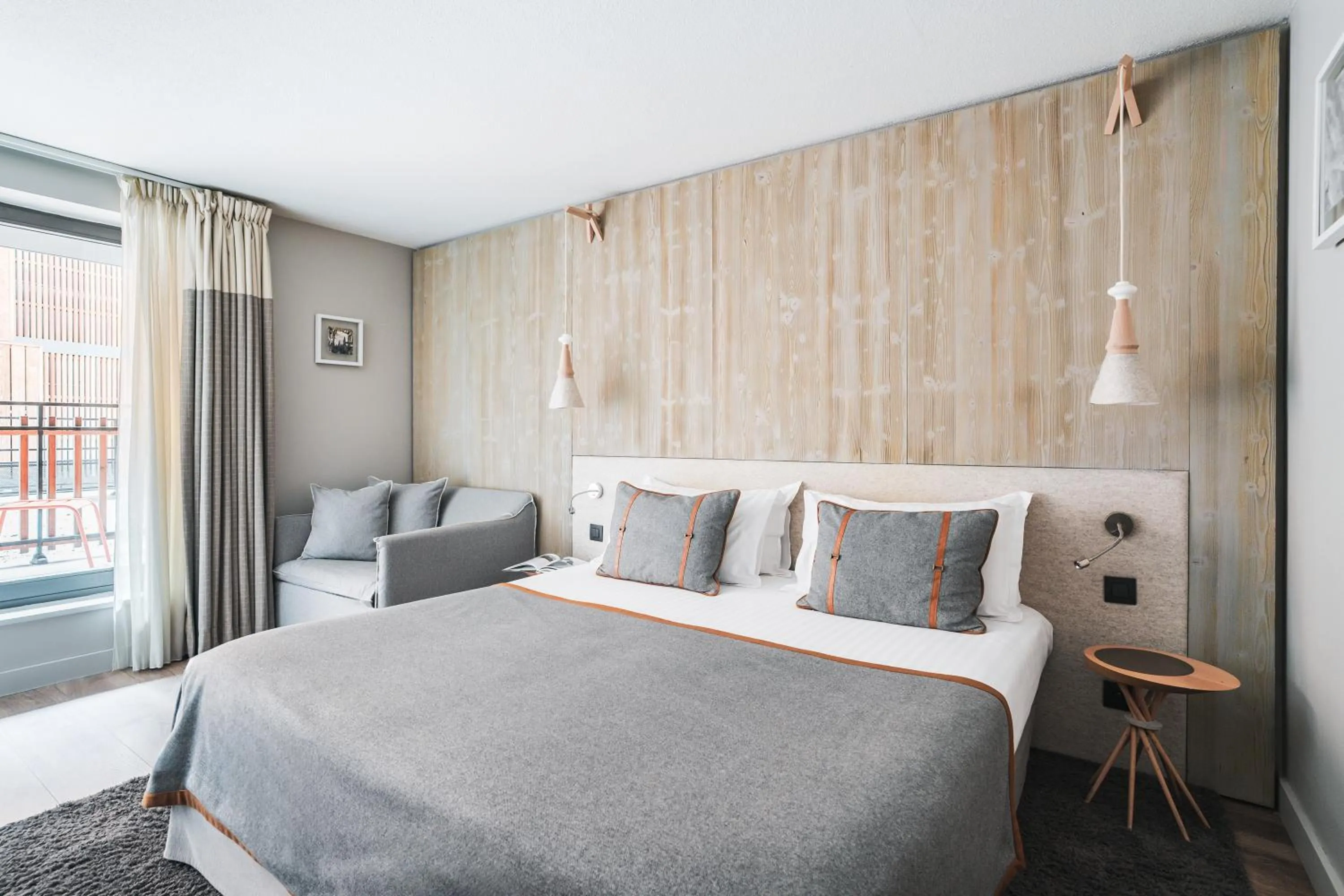 Bed in Heliopic Hotel & Spa