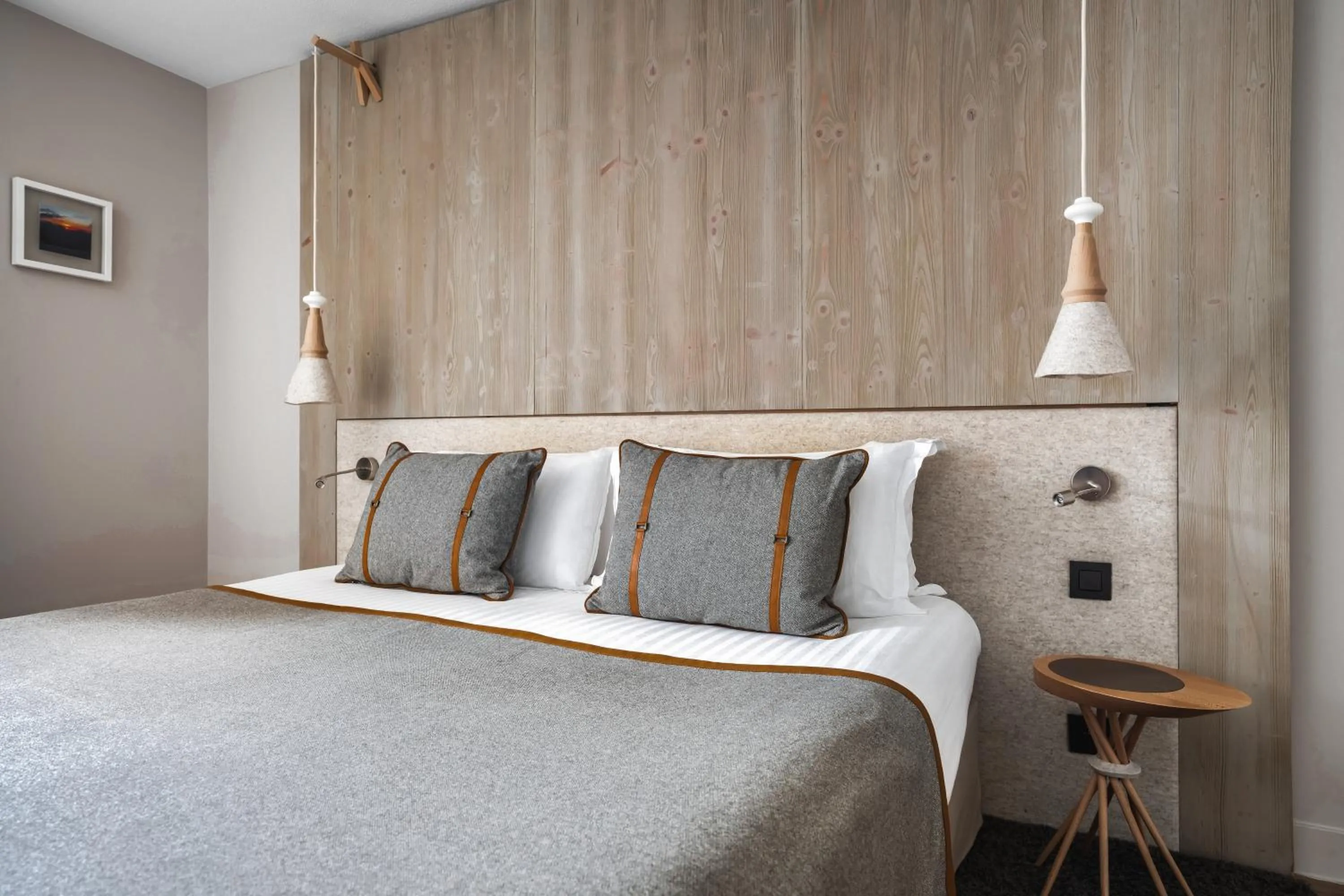 Bed in Heliopic Hotel & Spa