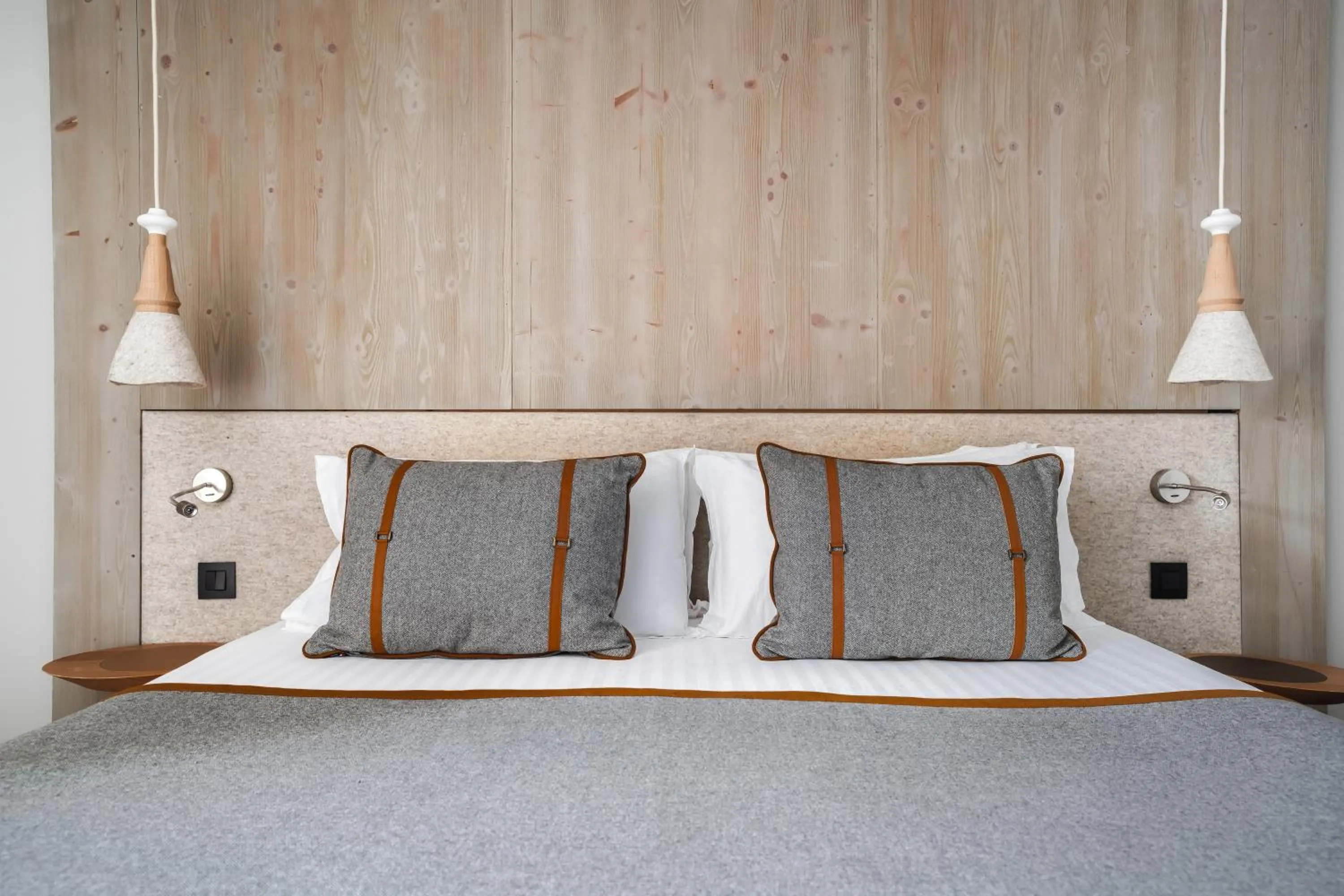 Bed in Heliopic Hotel & Spa