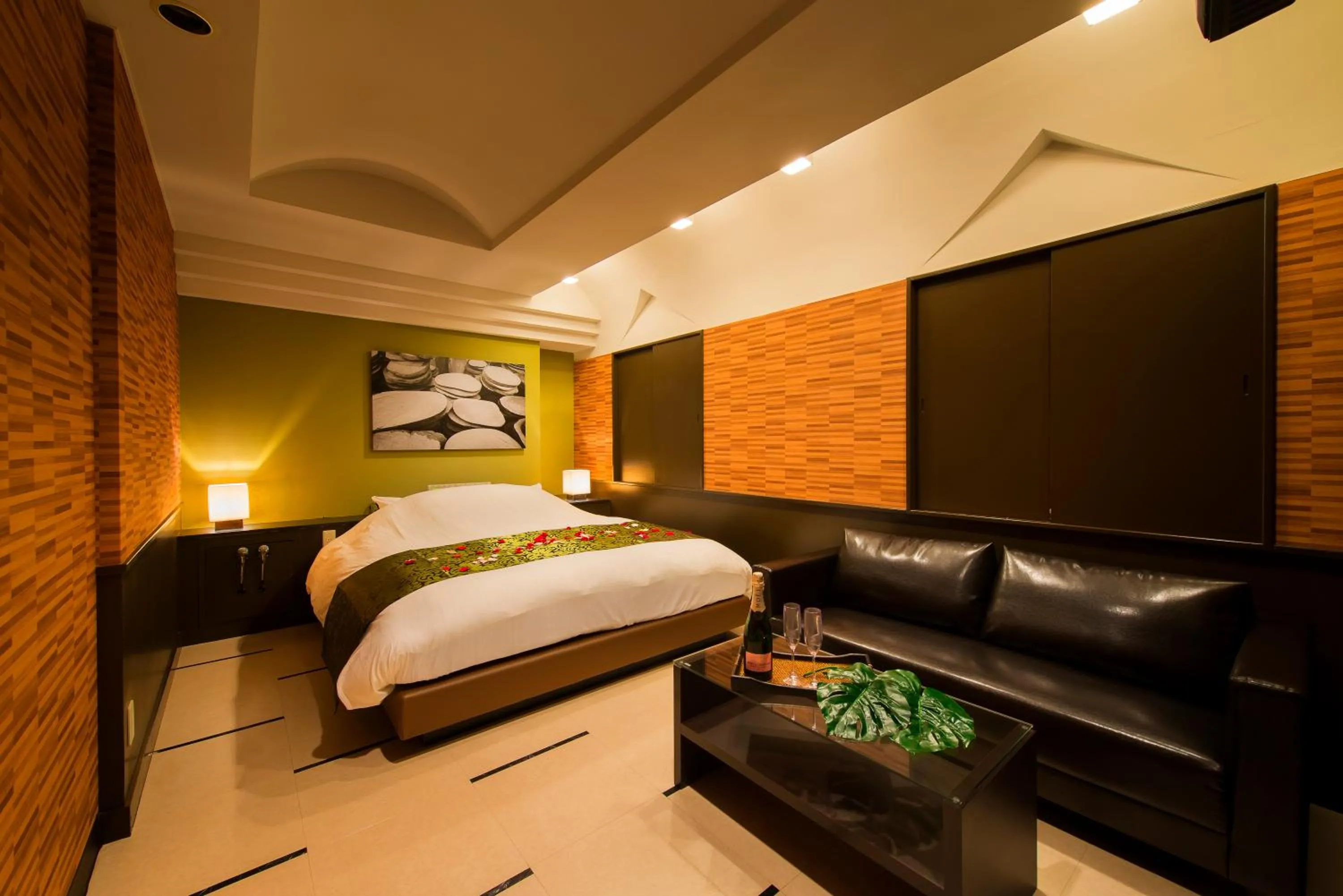 Bed in Hotel CUE Machida(Adult Only)
