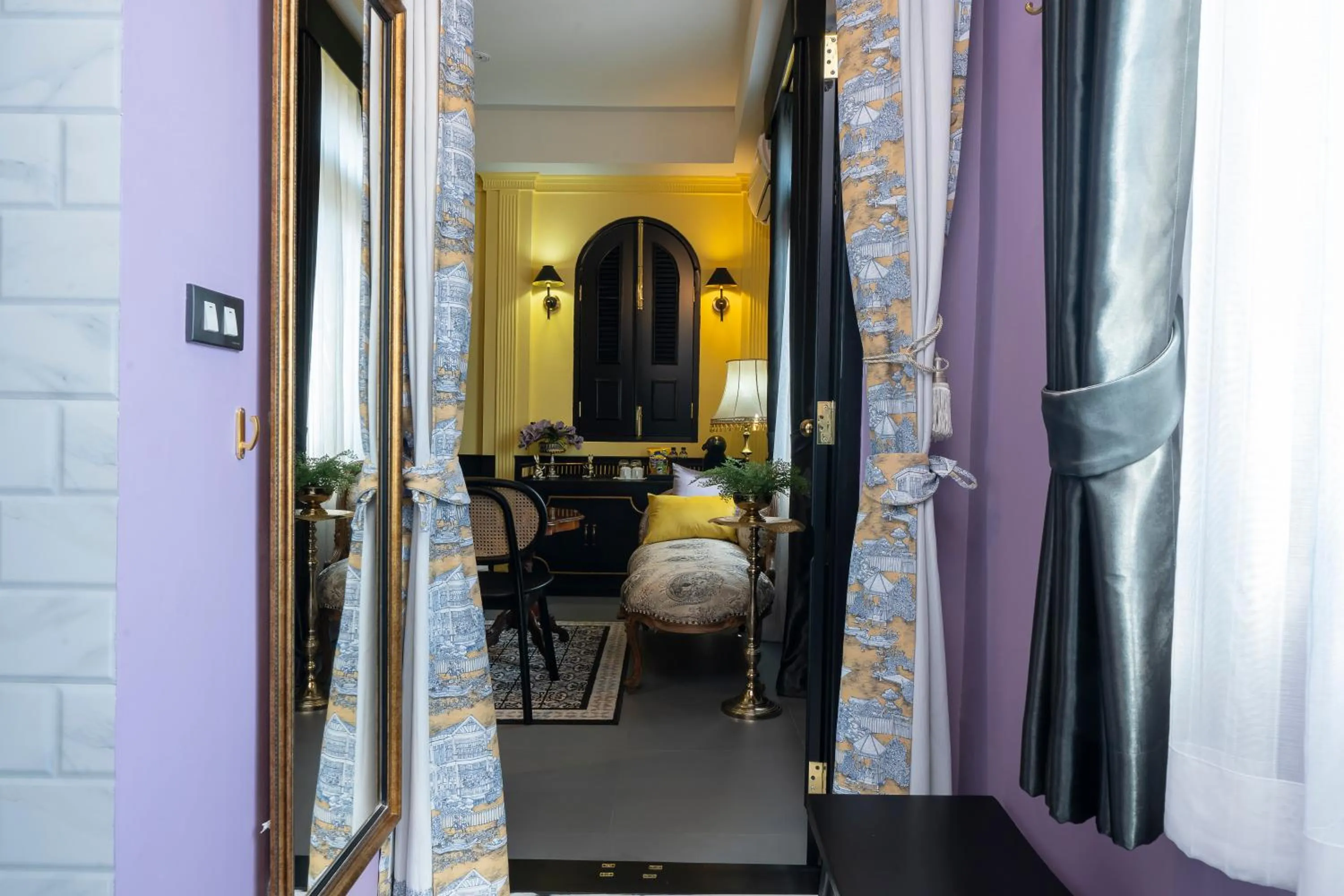 Living room in DE Phanakron Boutique Hotel