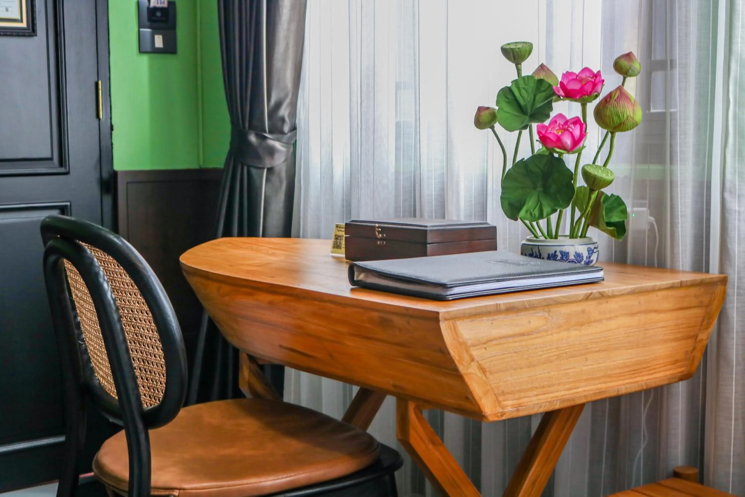 Decorative detail in DE Phanakron Boutique Hotel