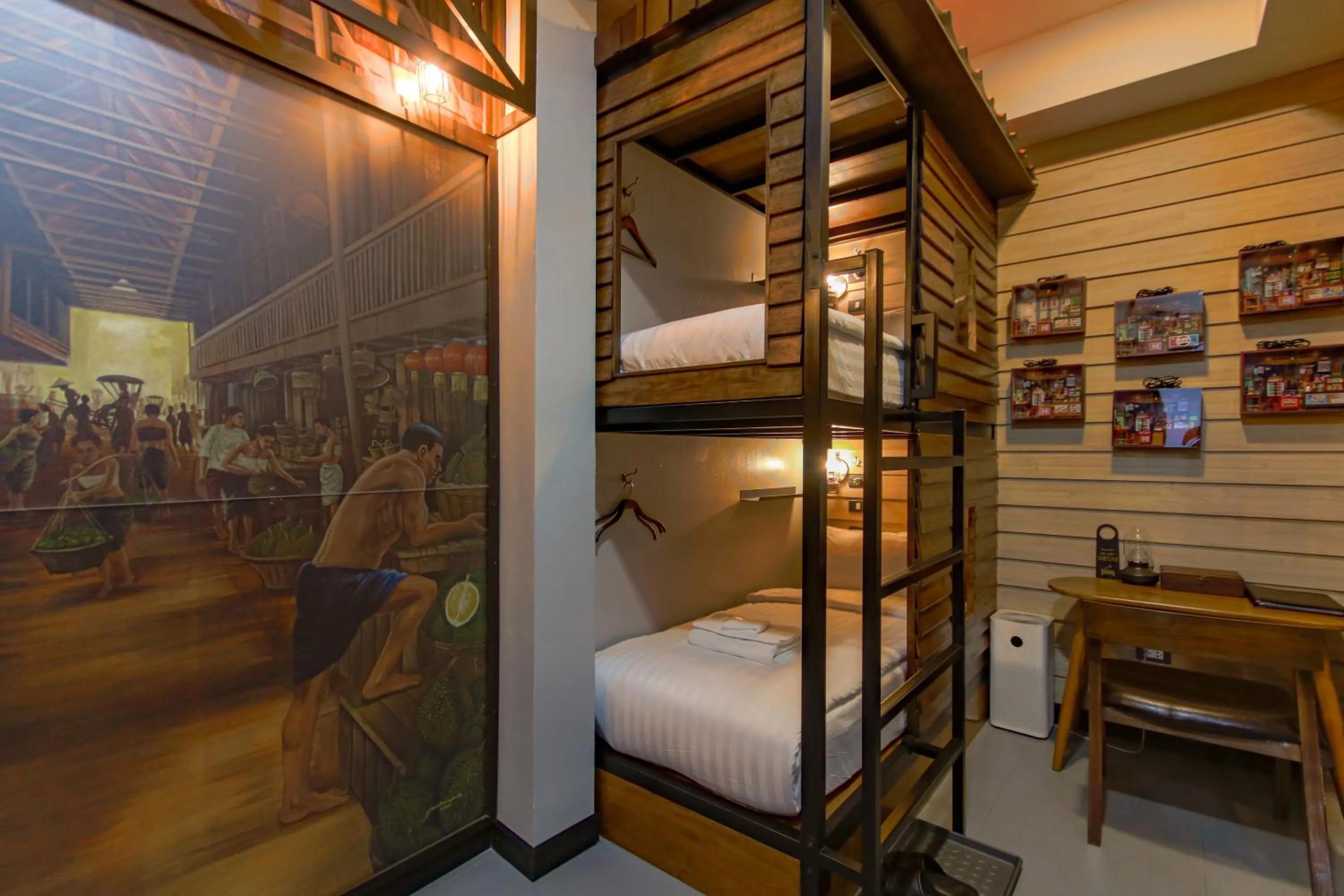 Bed in DE Phanakron Boutique Hotel