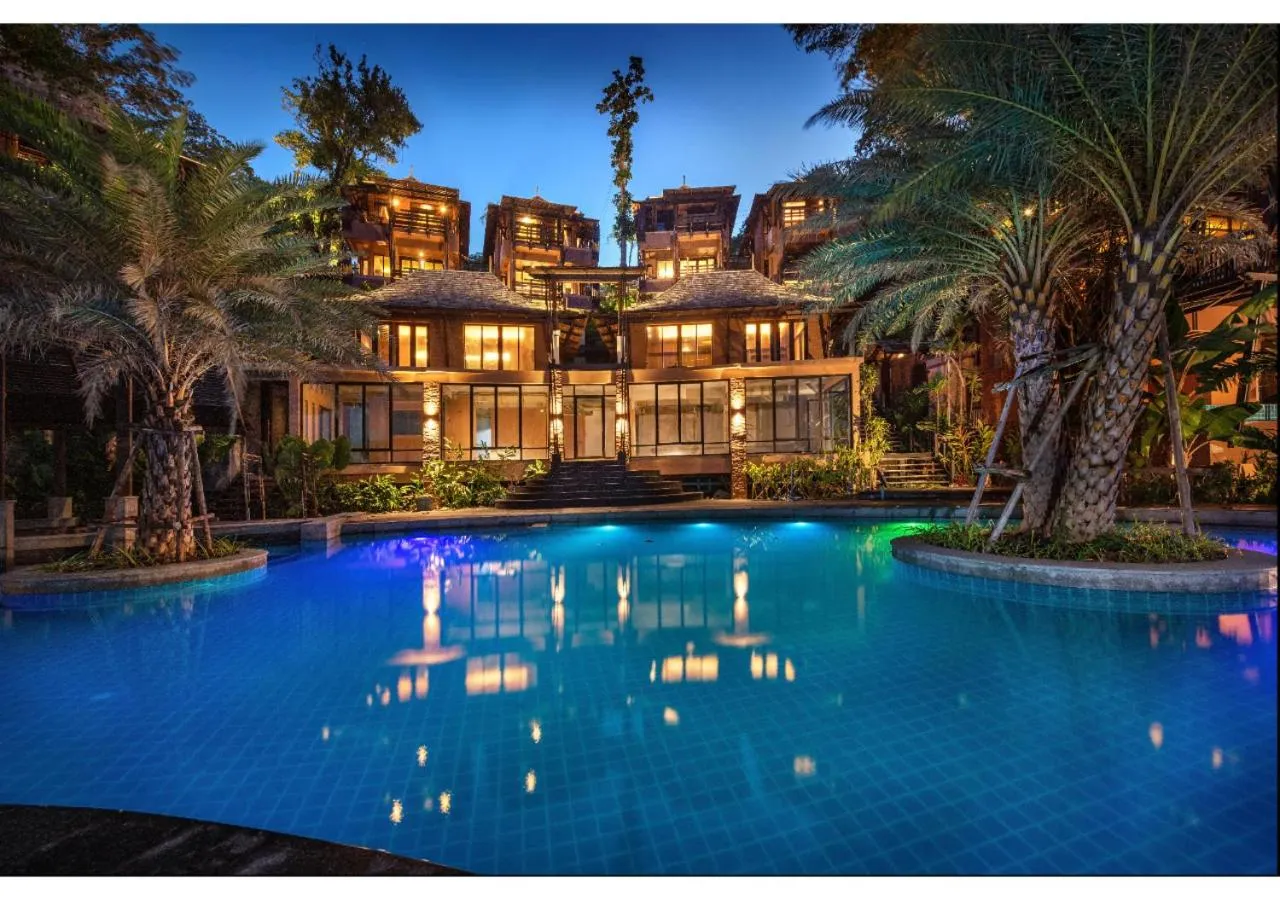 Swimming pool in Nirvana Beach Resort, Koh Lanta SHA Extra Plus