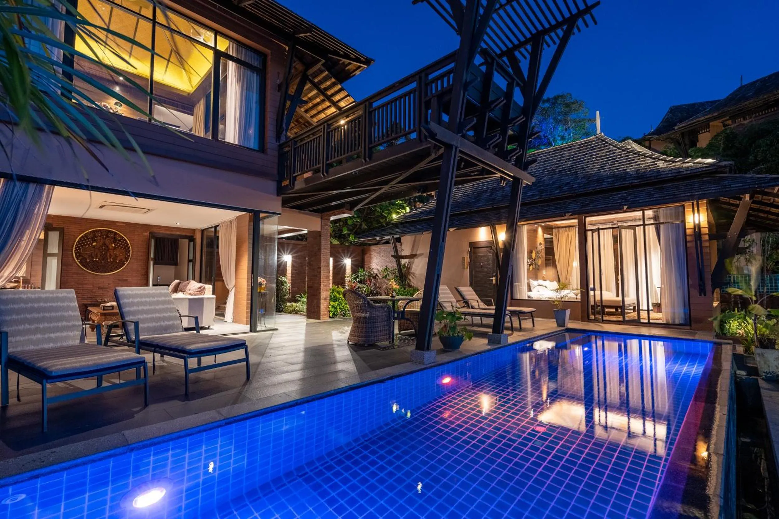 Swimming pool in Nirvana Beach Resort, Koh Lanta SHA Extra Plus