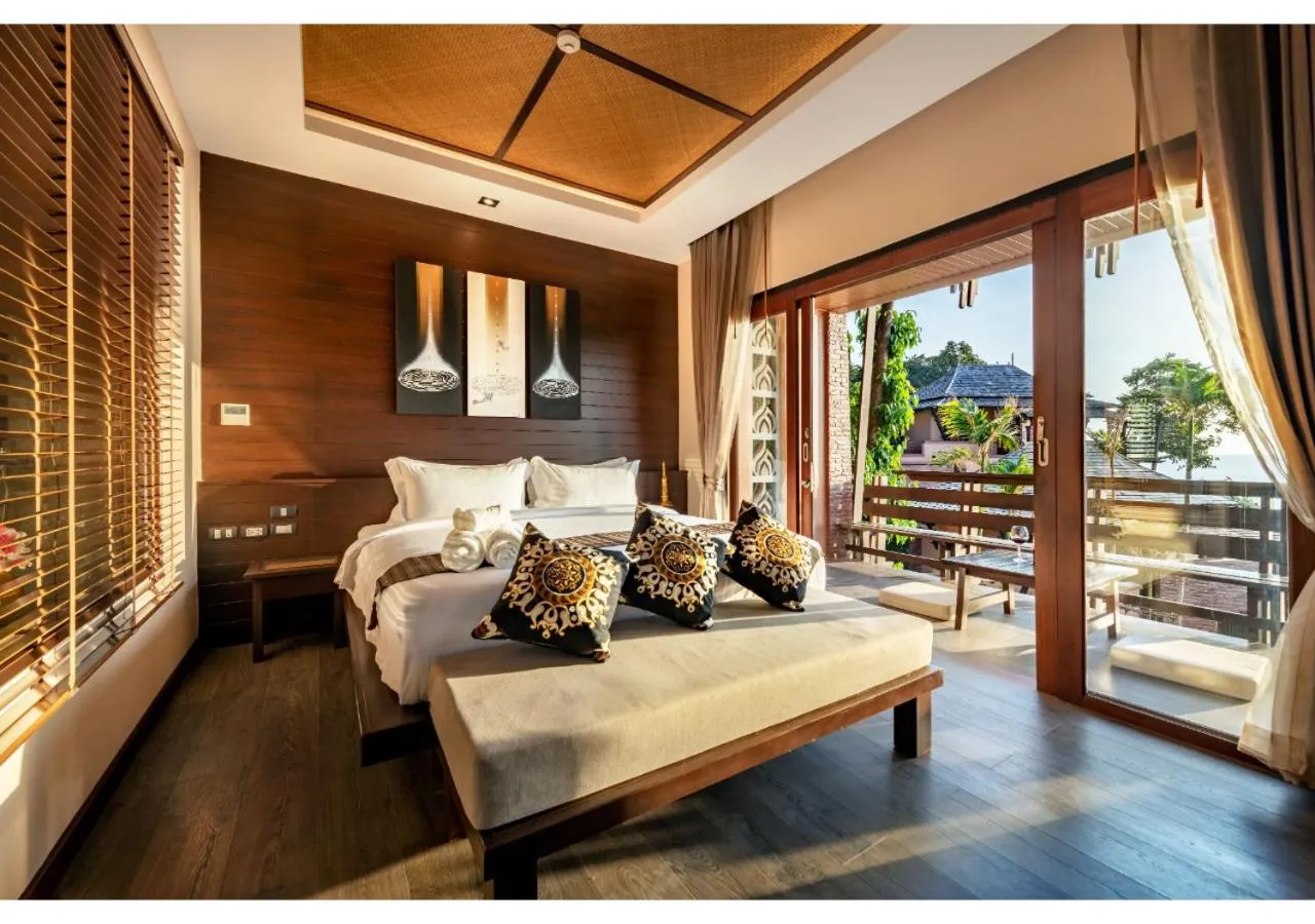 Bed in Nirvana Beach Resort, Koh Lanta SHA Extra Plus