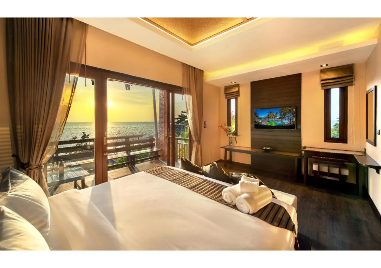 Bed in Nirvana Beach Resort, Koh Lanta SHA Extra Plus