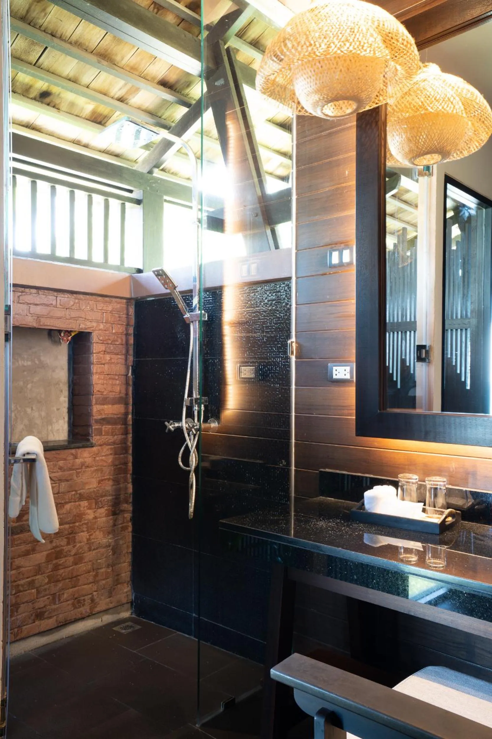 Shower in Nirvana Beach Resort, Koh Lanta SHA Extra Plus