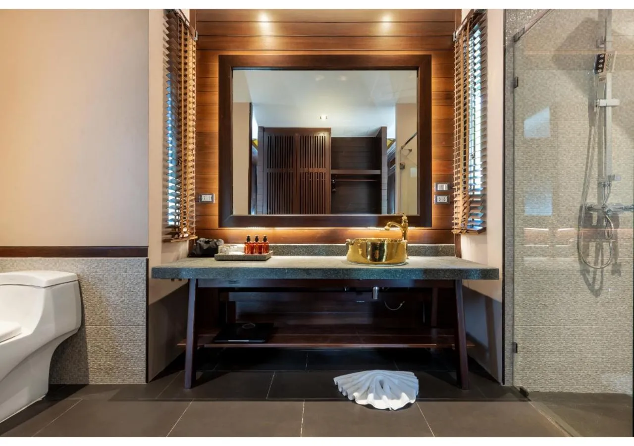 Shower in Nirvana Beach Resort, Koh Lanta SHA Extra Plus