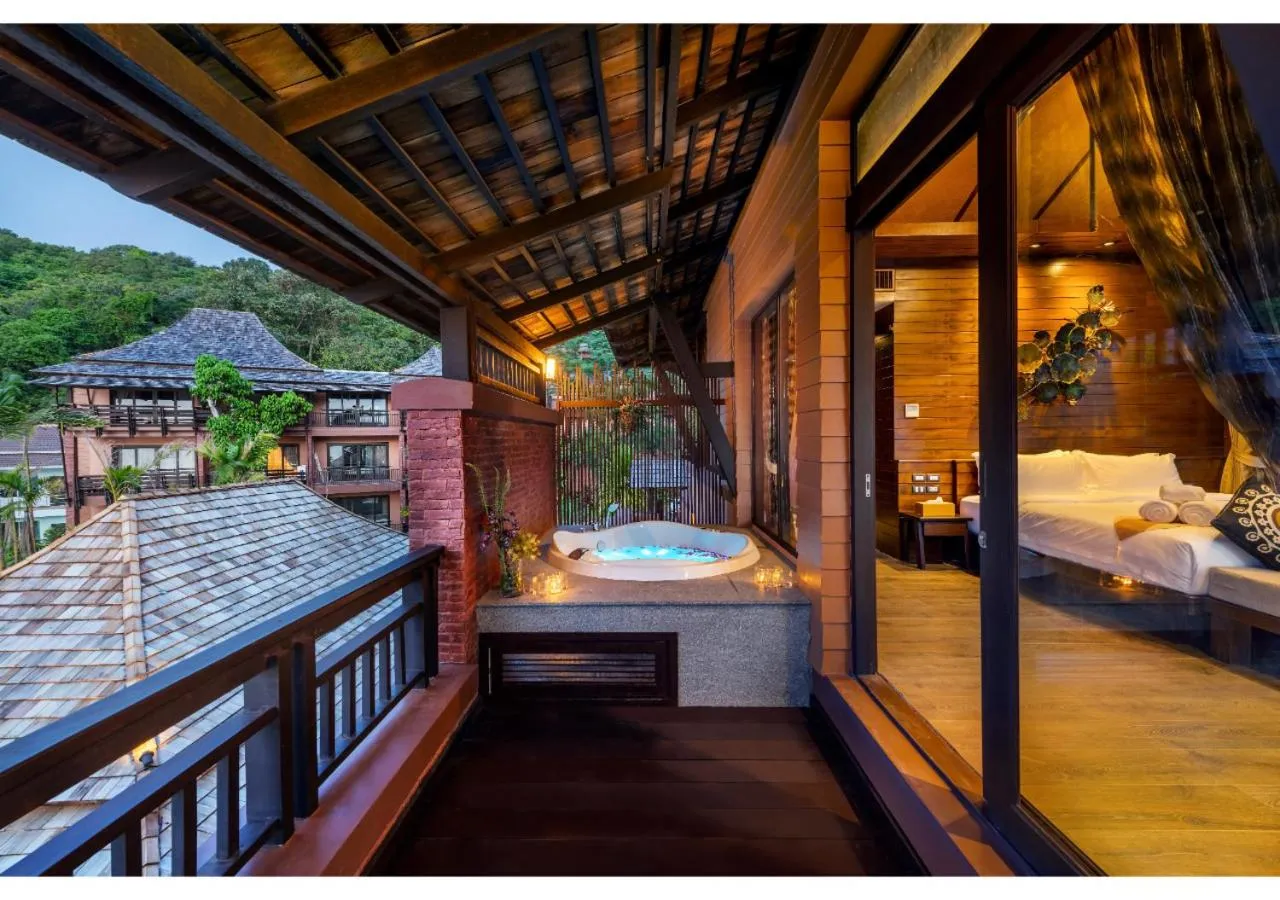 Balcony/Terrace in Nirvana Beach Resort, Koh Lanta SHA Extra Plus