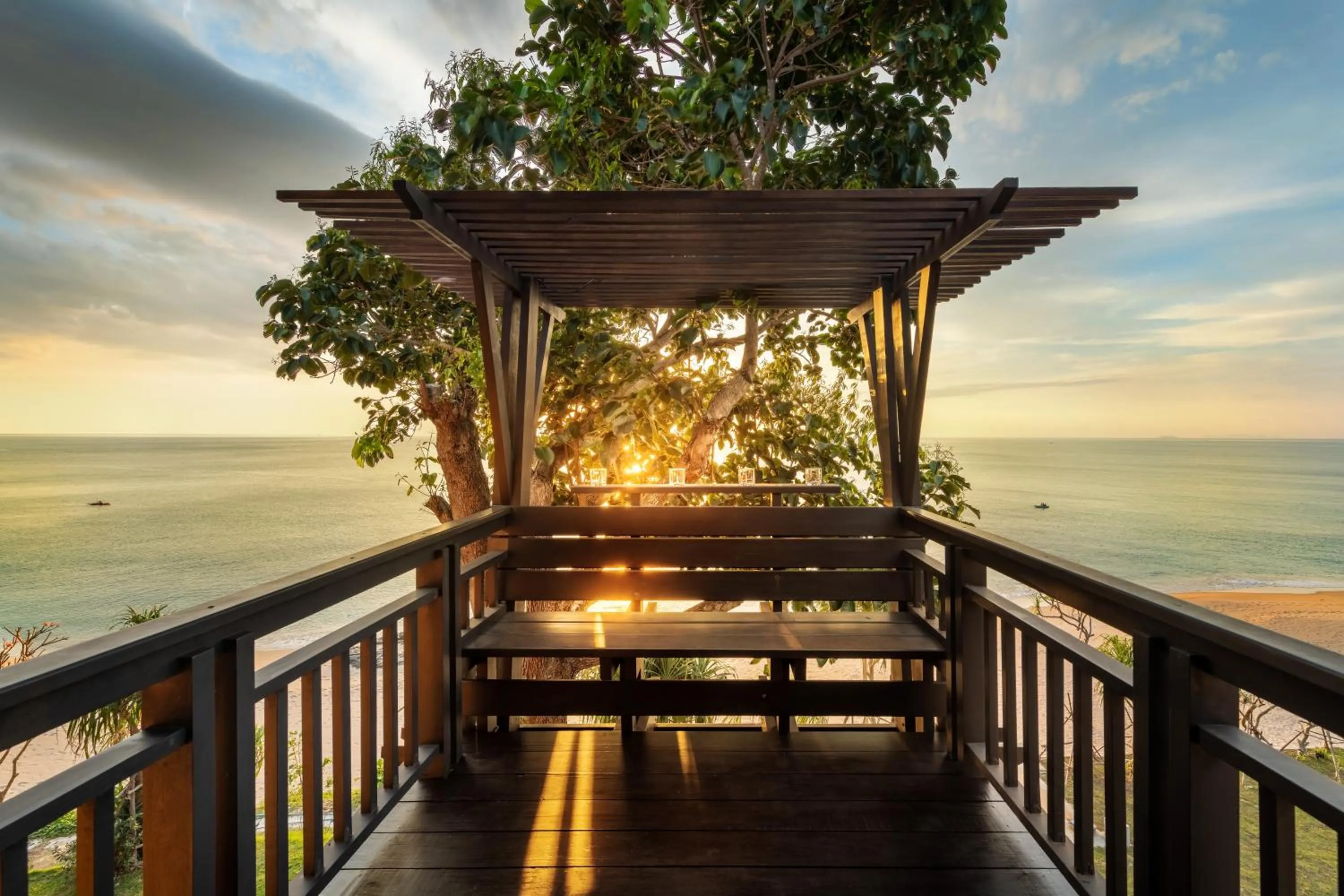 Balcony/Terrace in Nirvana Beach Resort, Koh Lanta SHA Extra Plus