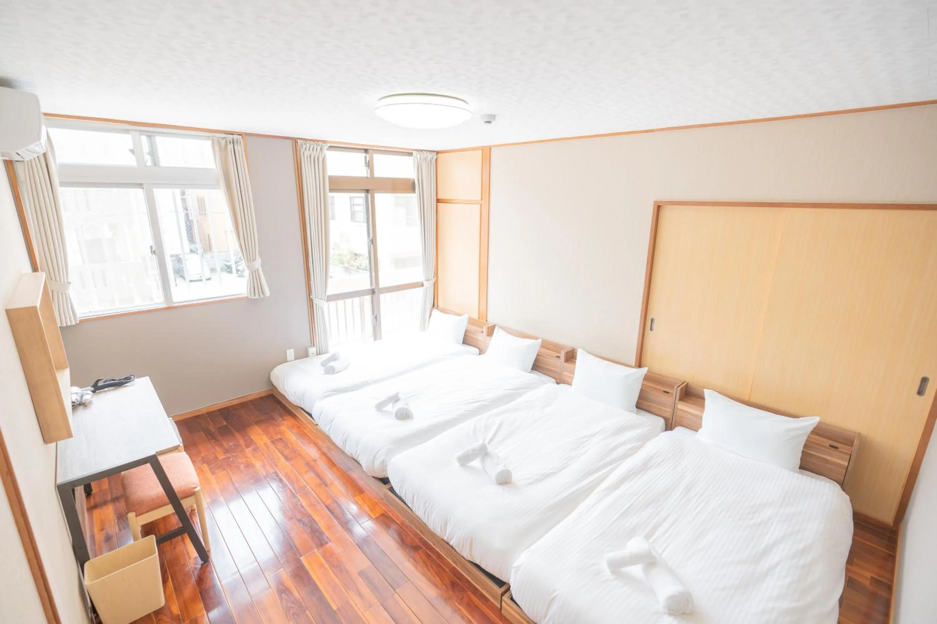 Bed in Dot House Naha