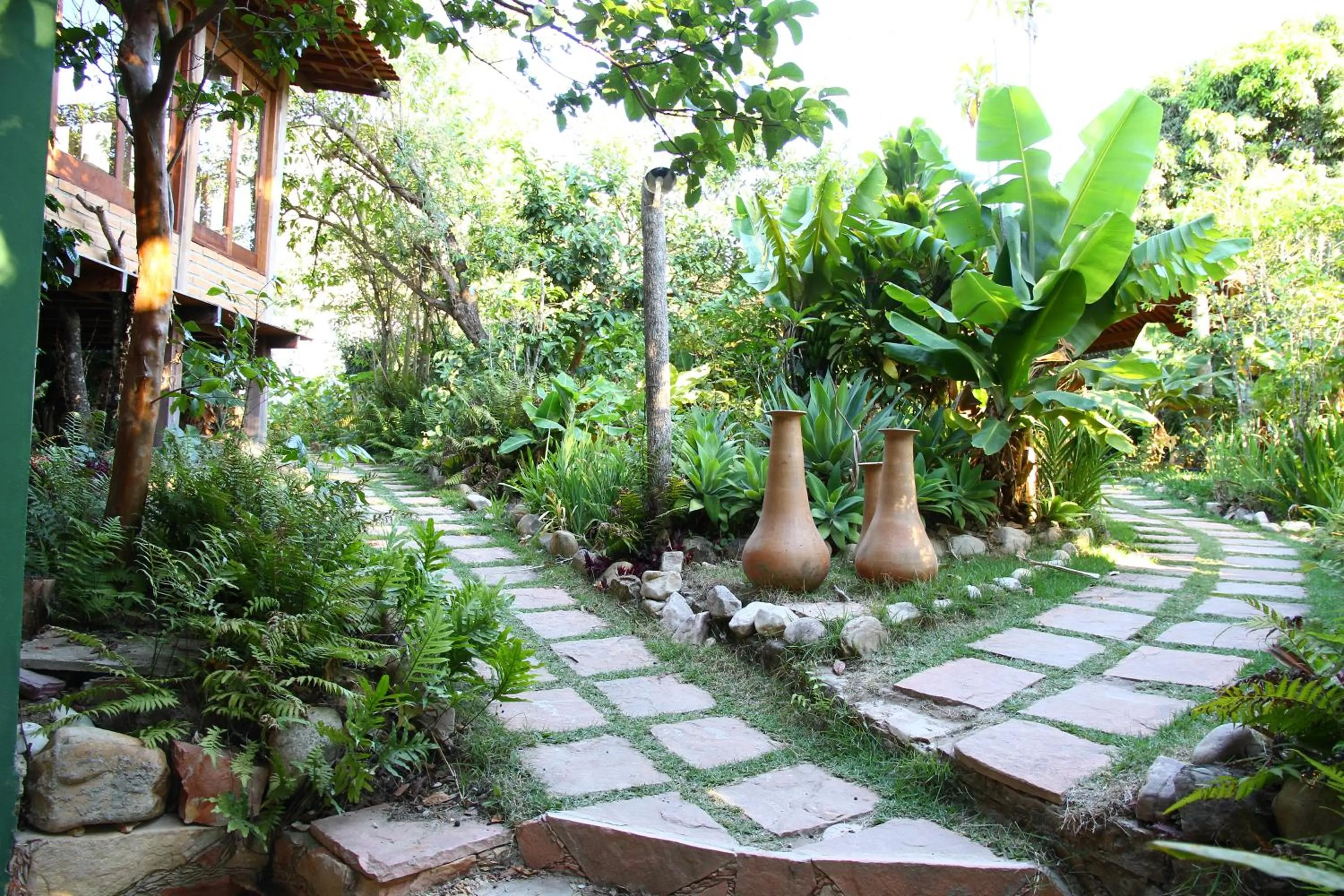 Patio in Lendas do Capão Pousada