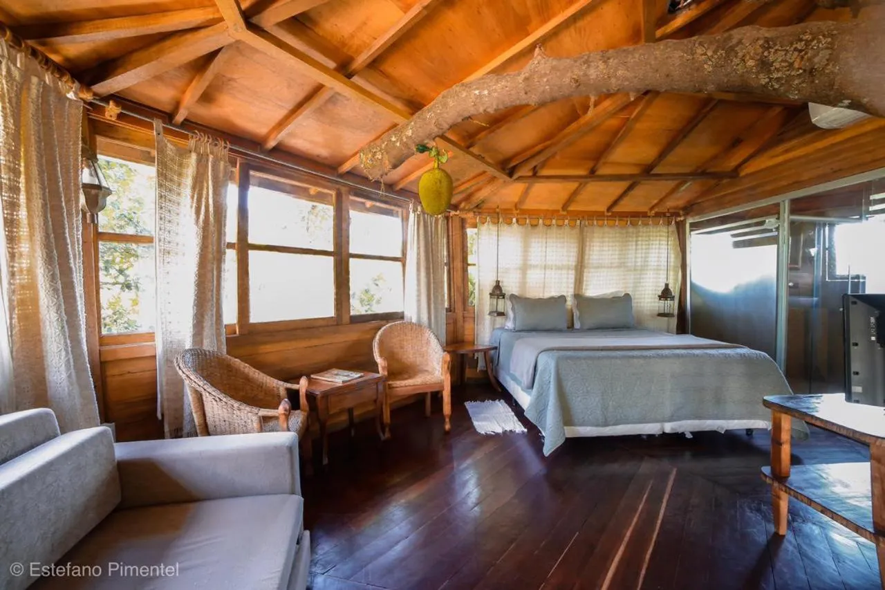 Bed in Lendas do Capão Pousada