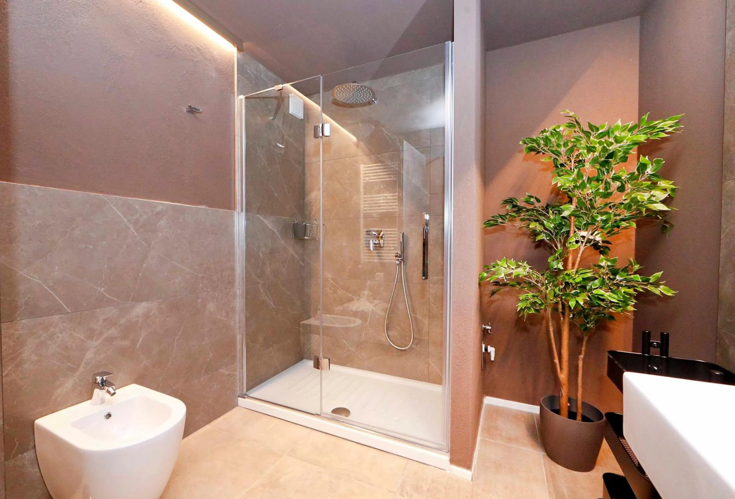 Bathroom in Post Industrial Loft Trastevere - Top Collection