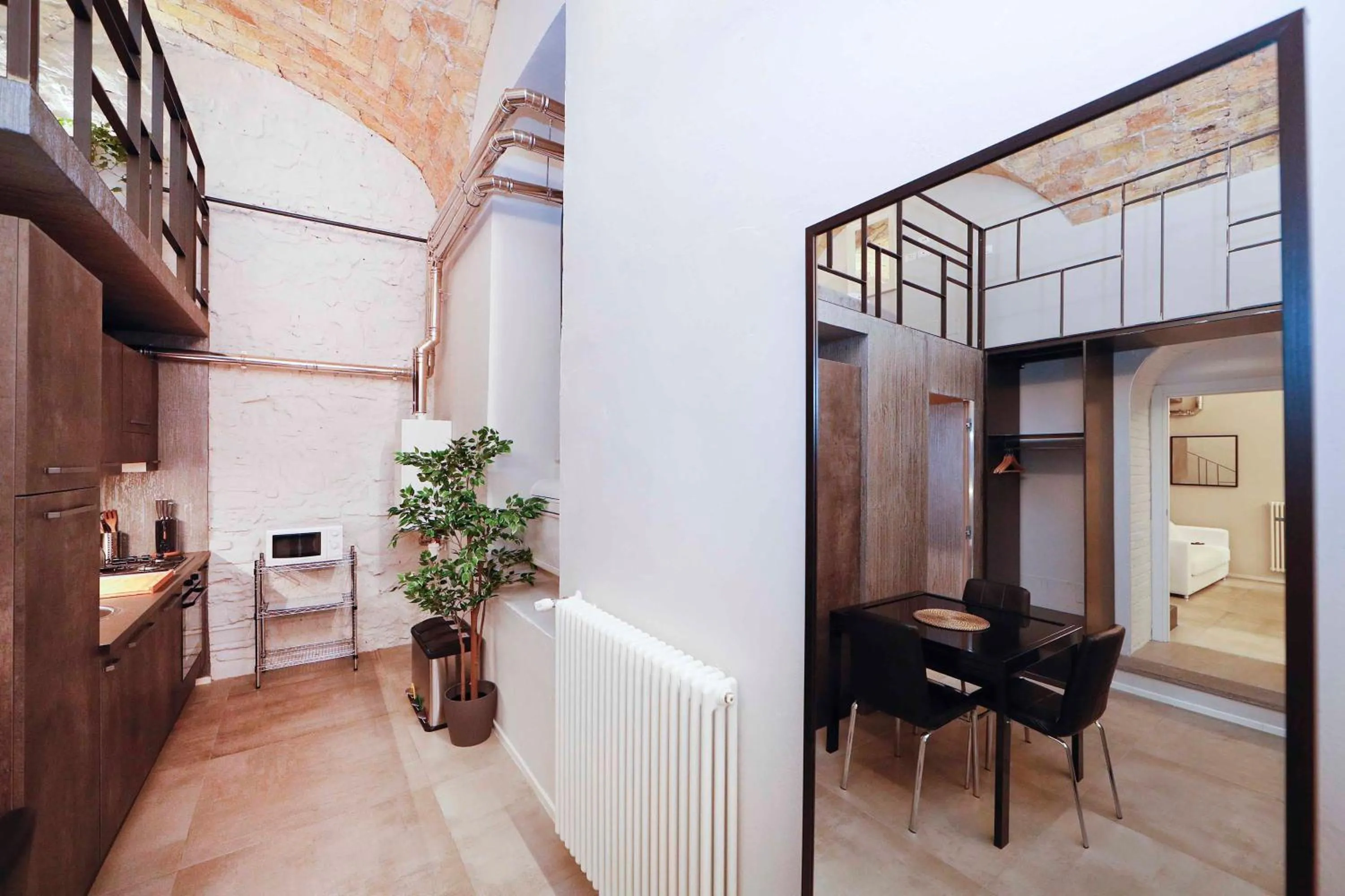 Kitchen or kitchenette in Post Industrial Loft Trastevere - Top Collection