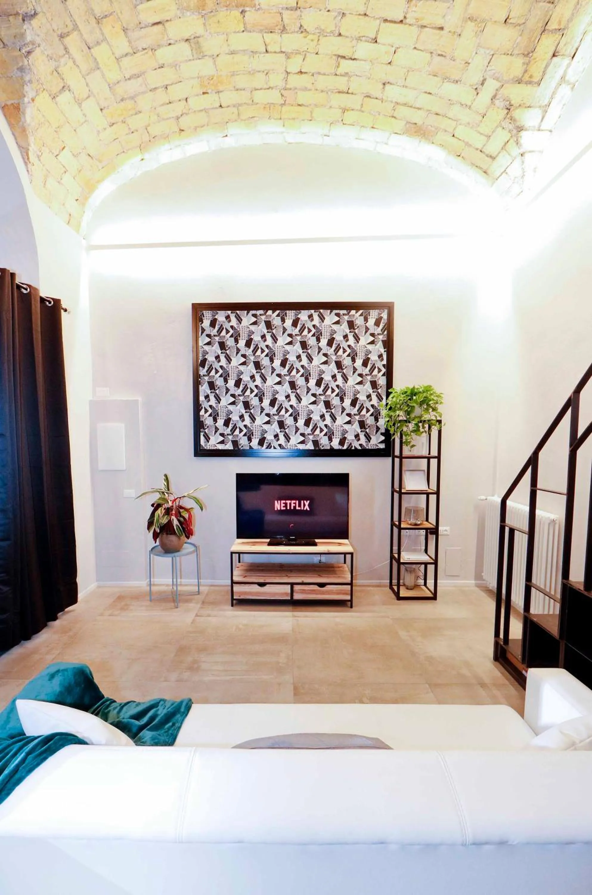 Living room in Post Industrial Loft Trastevere - Top Collection