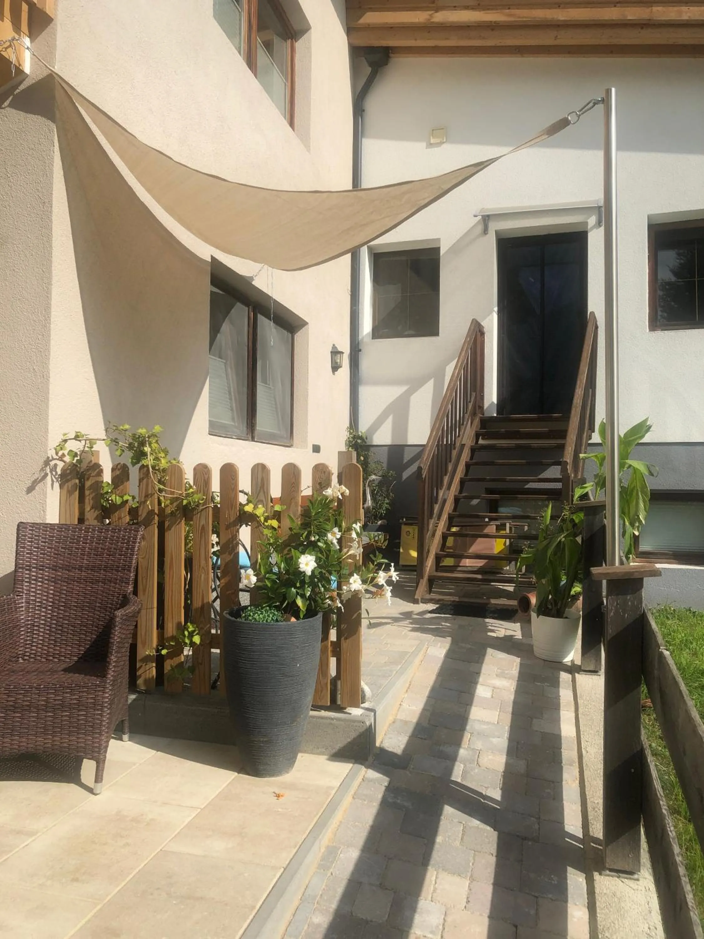 Garden in Restaurant Appartements Almdiele