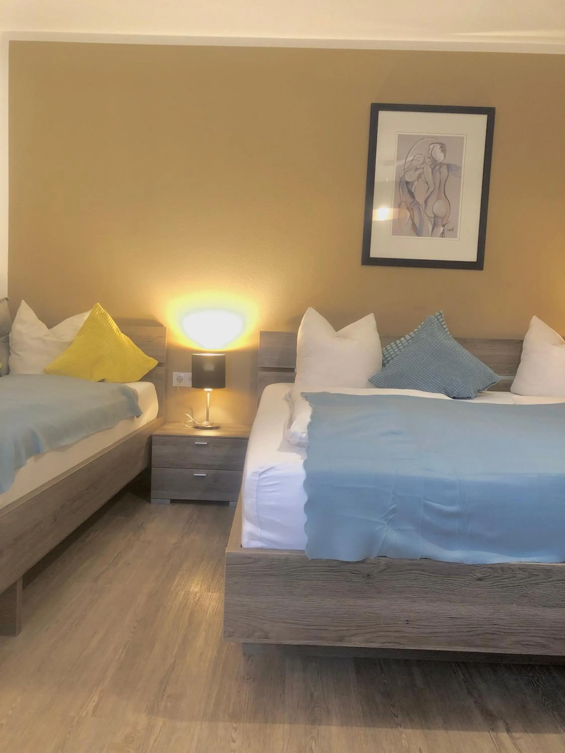 Bedroom, Bed in Restaurant Appartements Almdiele