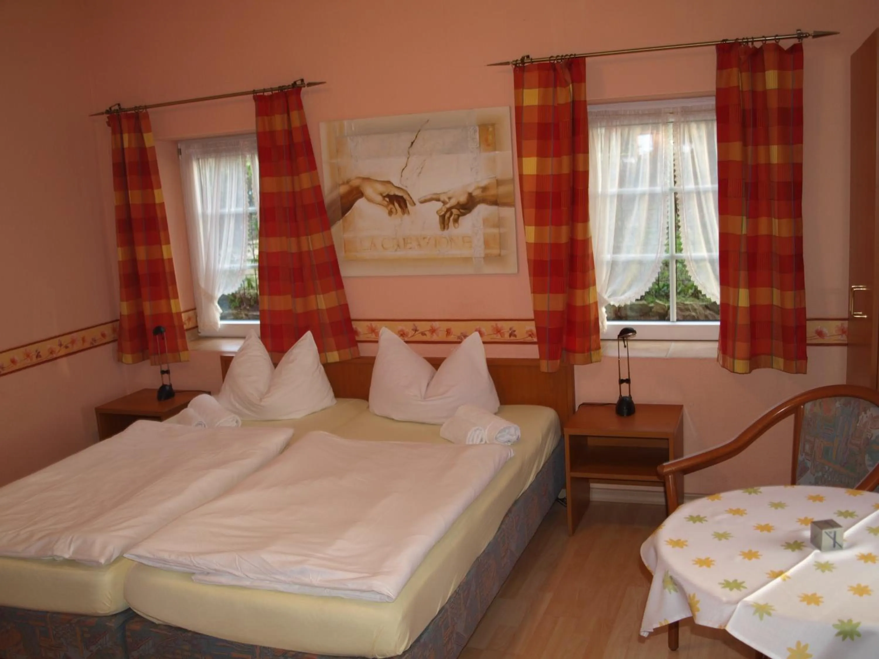 Bed in Hotel Auerhahn