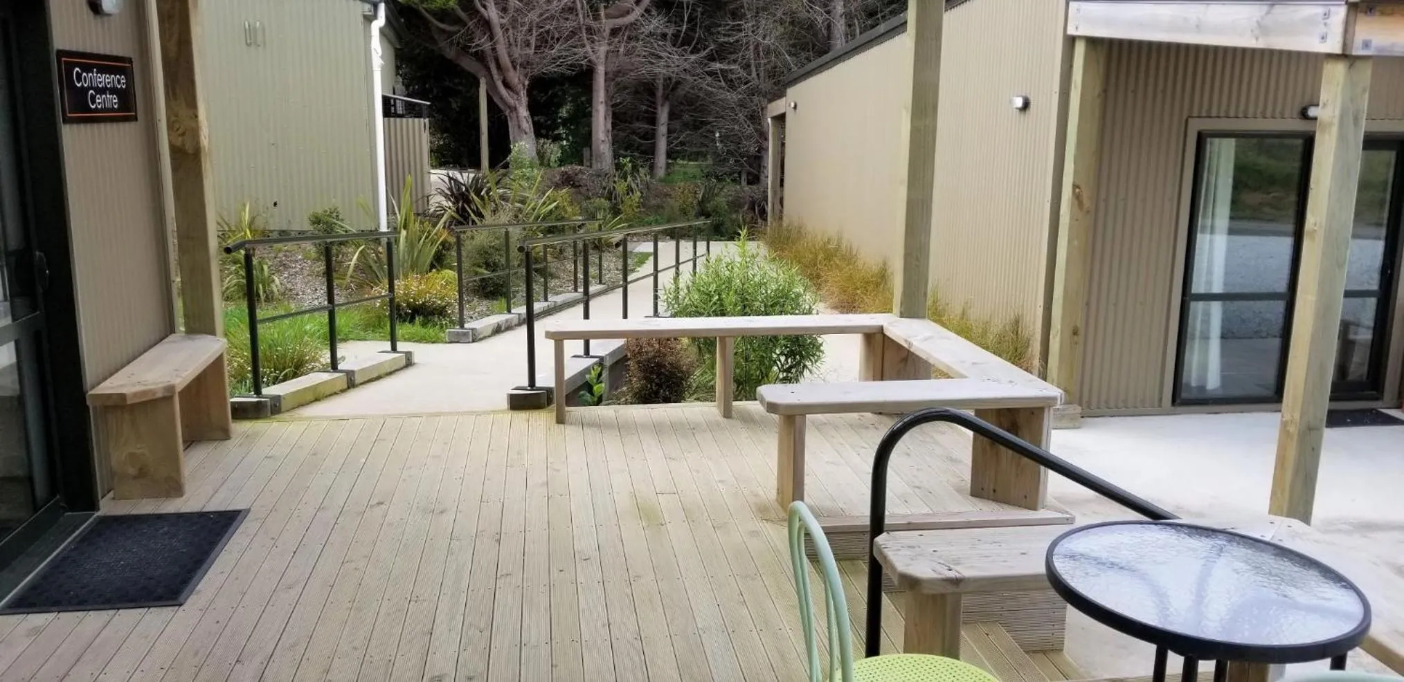 Patio in The Whistling Frog Resort