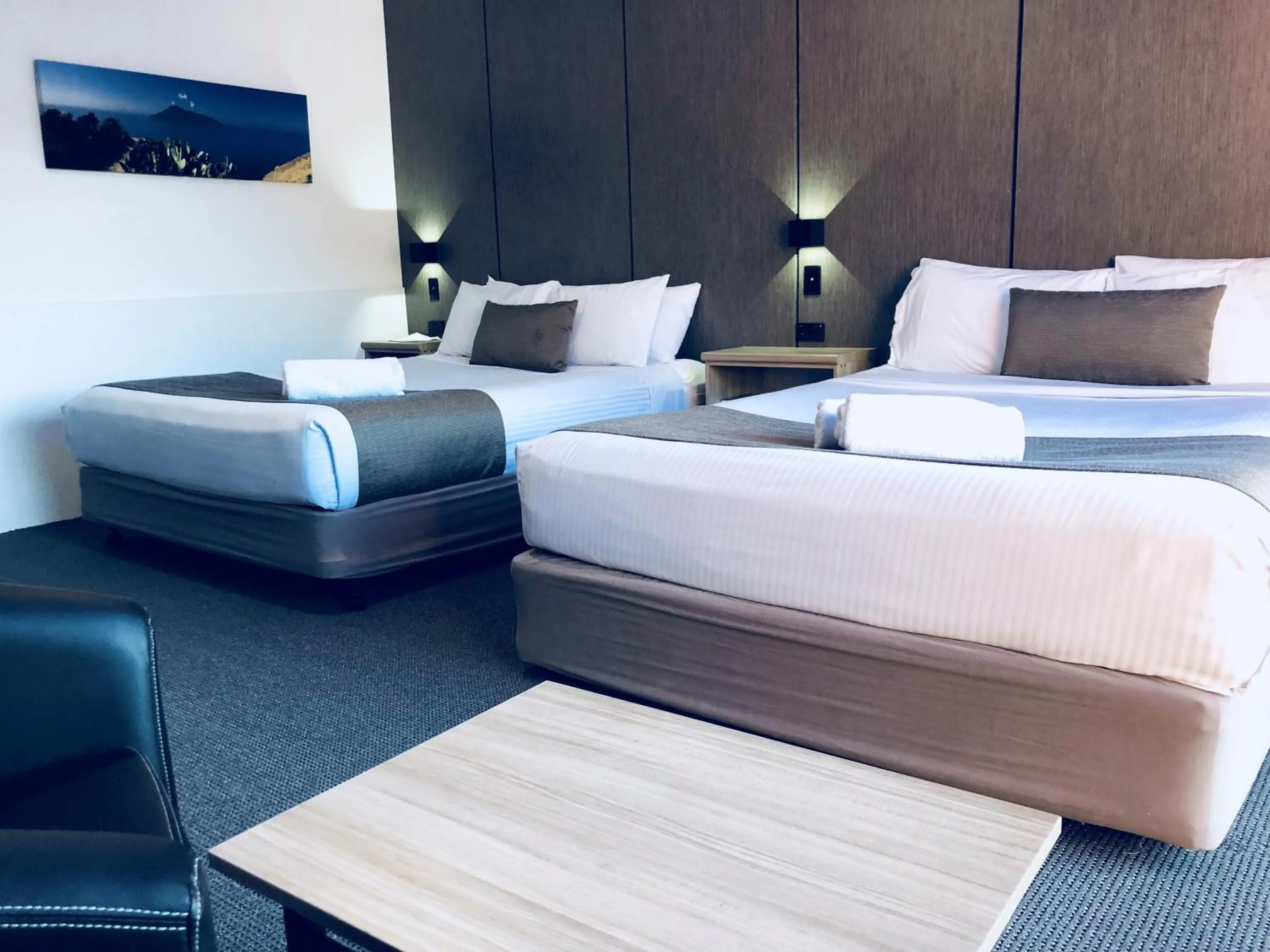 Bed in Huskisson Beach Motel