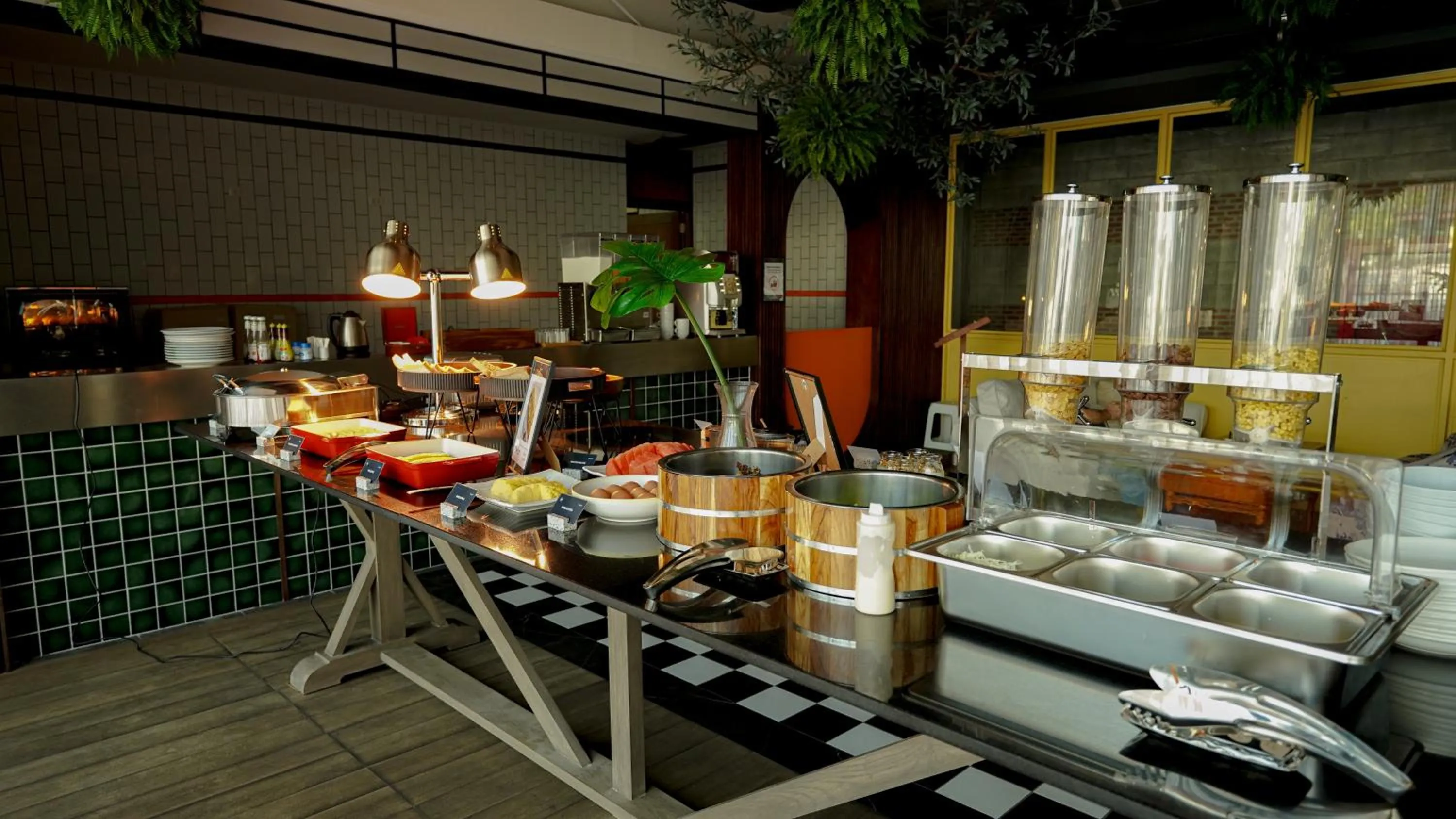 Buffet breakfast in Marina House MUAYTHAI Ta-iad Phuket