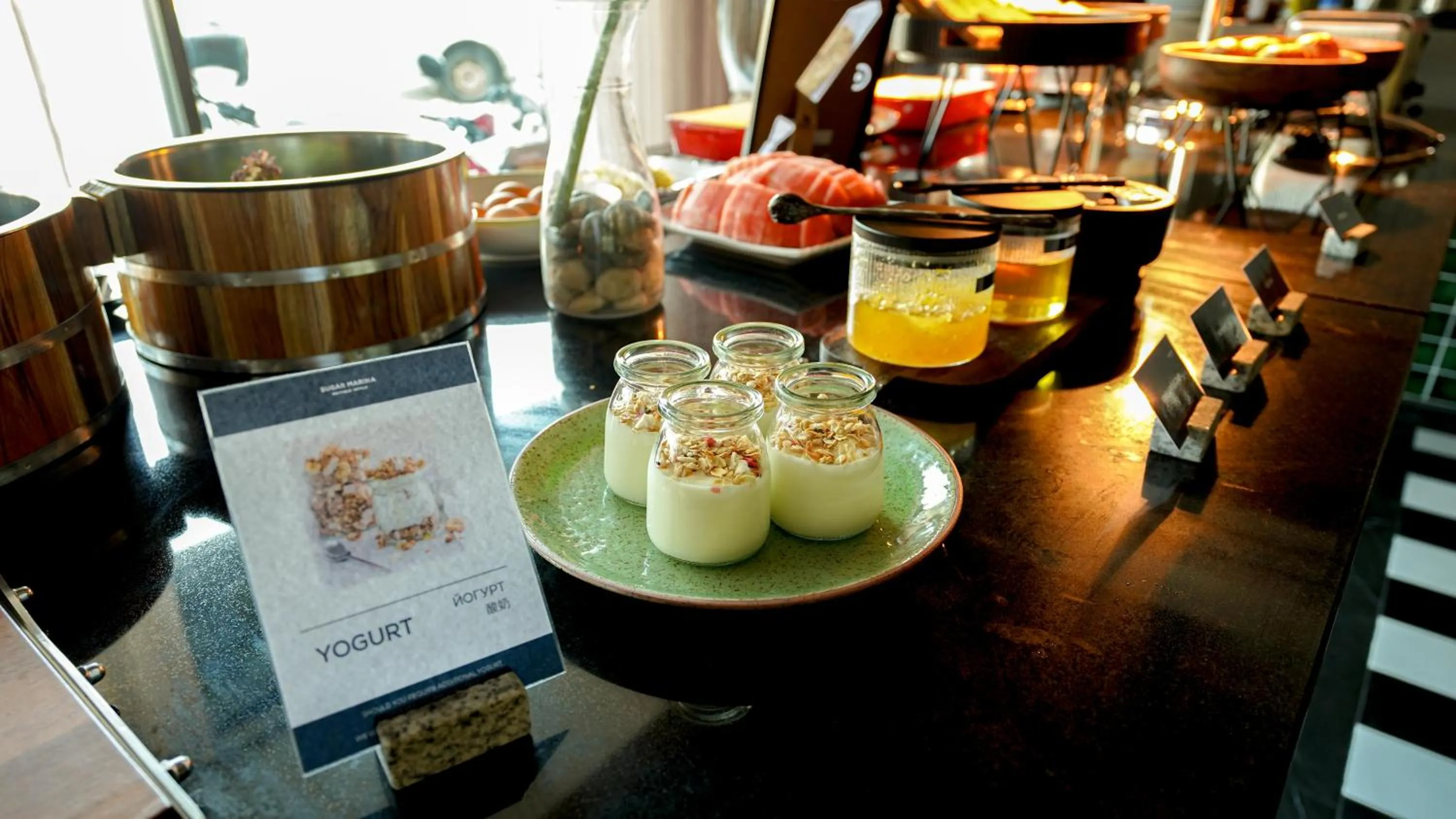 Buffet breakfast in Marina House MUAYTHAI Ta-iad Phuket