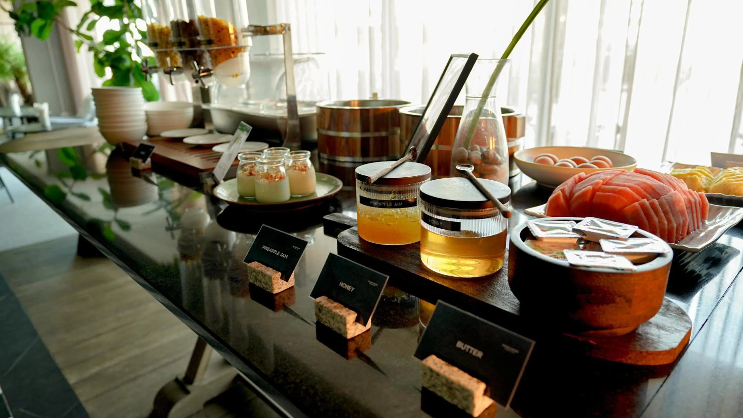 Buffet breakfast in Marina House MUAYTHAI Ta-iad Phuket