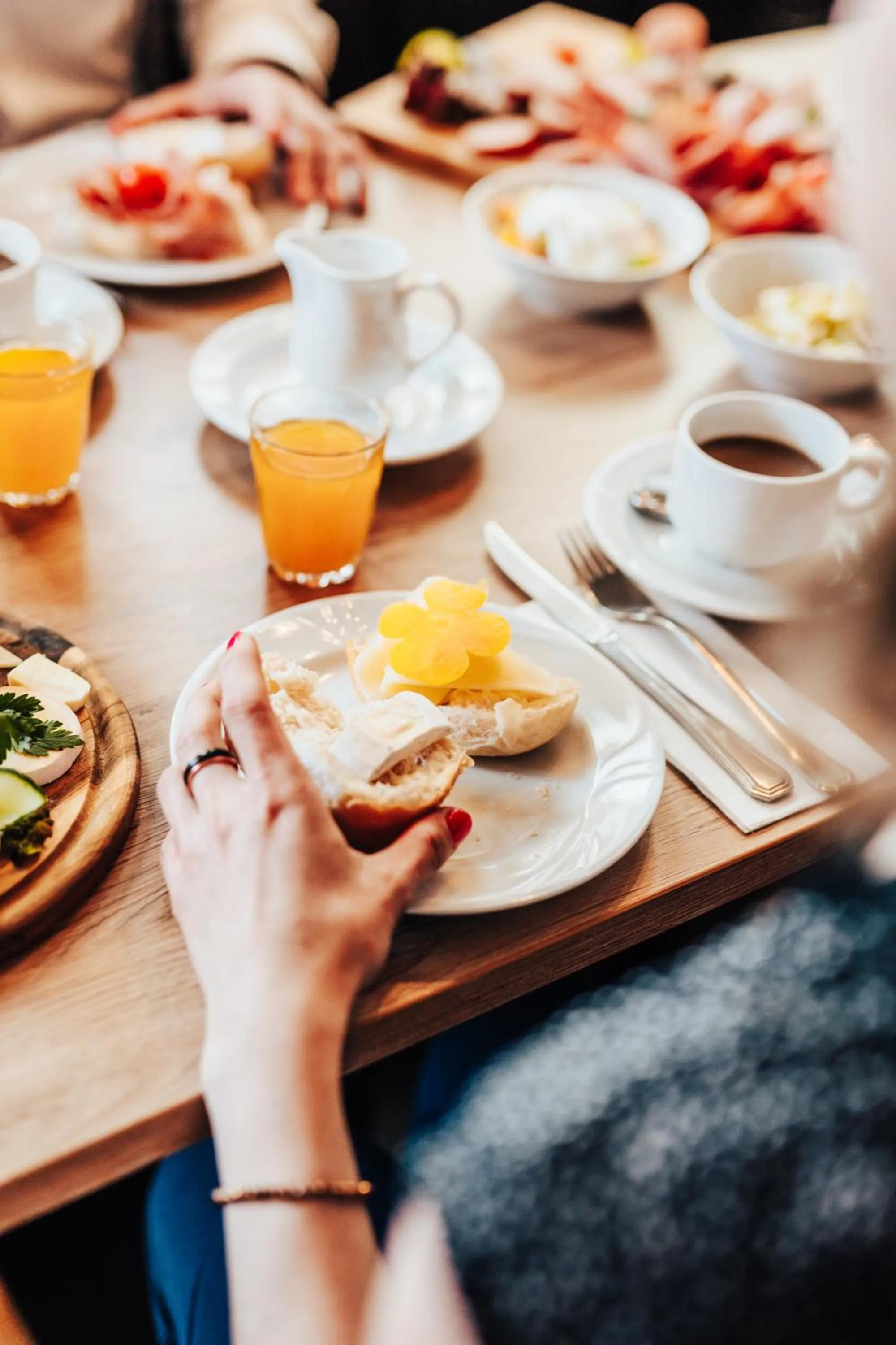 Breakfast in Hotel Am Schlossberg
