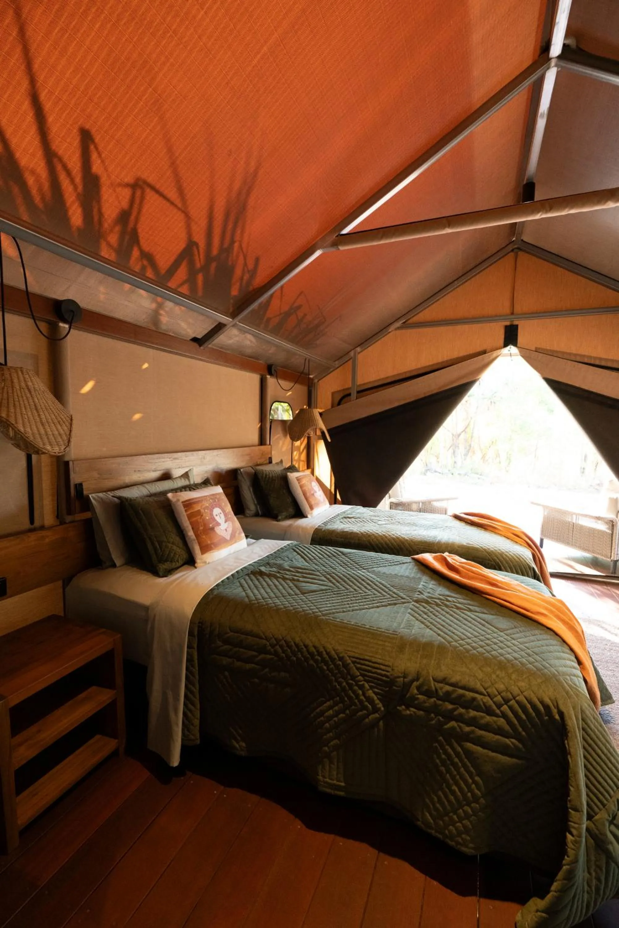 Bedroom, Bed in Mitchell Falls Wilderness Lodge