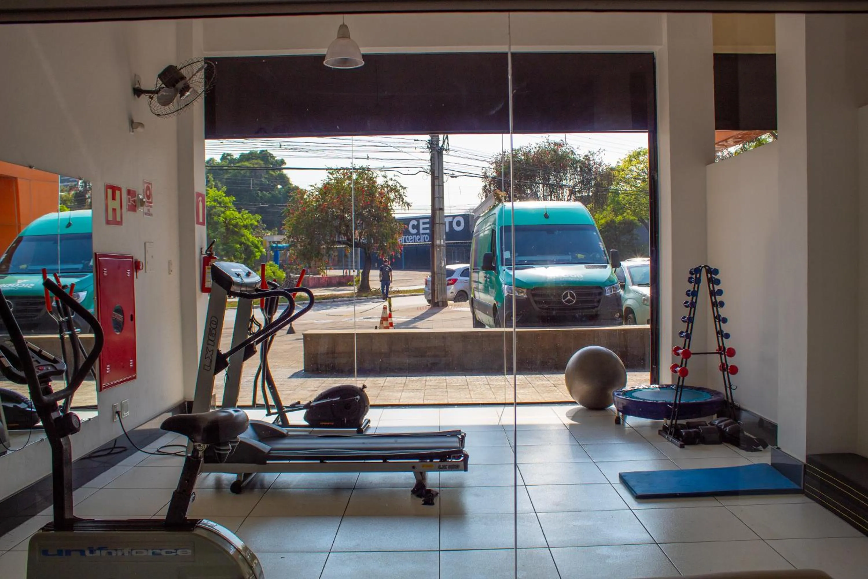 Fitness centre/facilities in Hotel Serra Negra