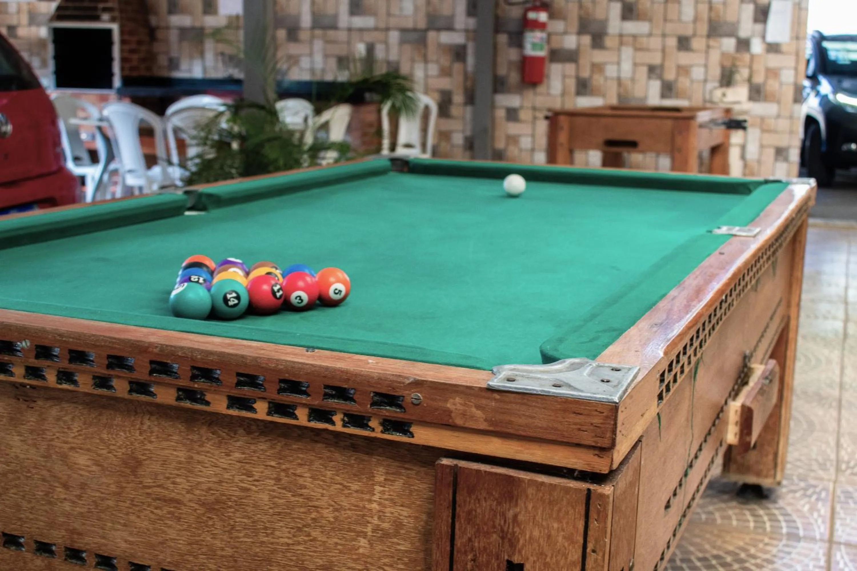 Billiard in Hotel Serra Negra