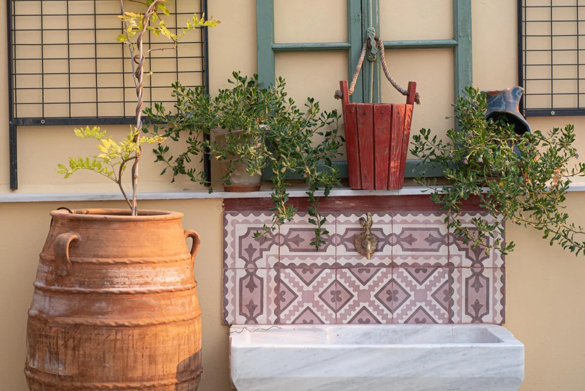 Patio in Beautiful City Suites