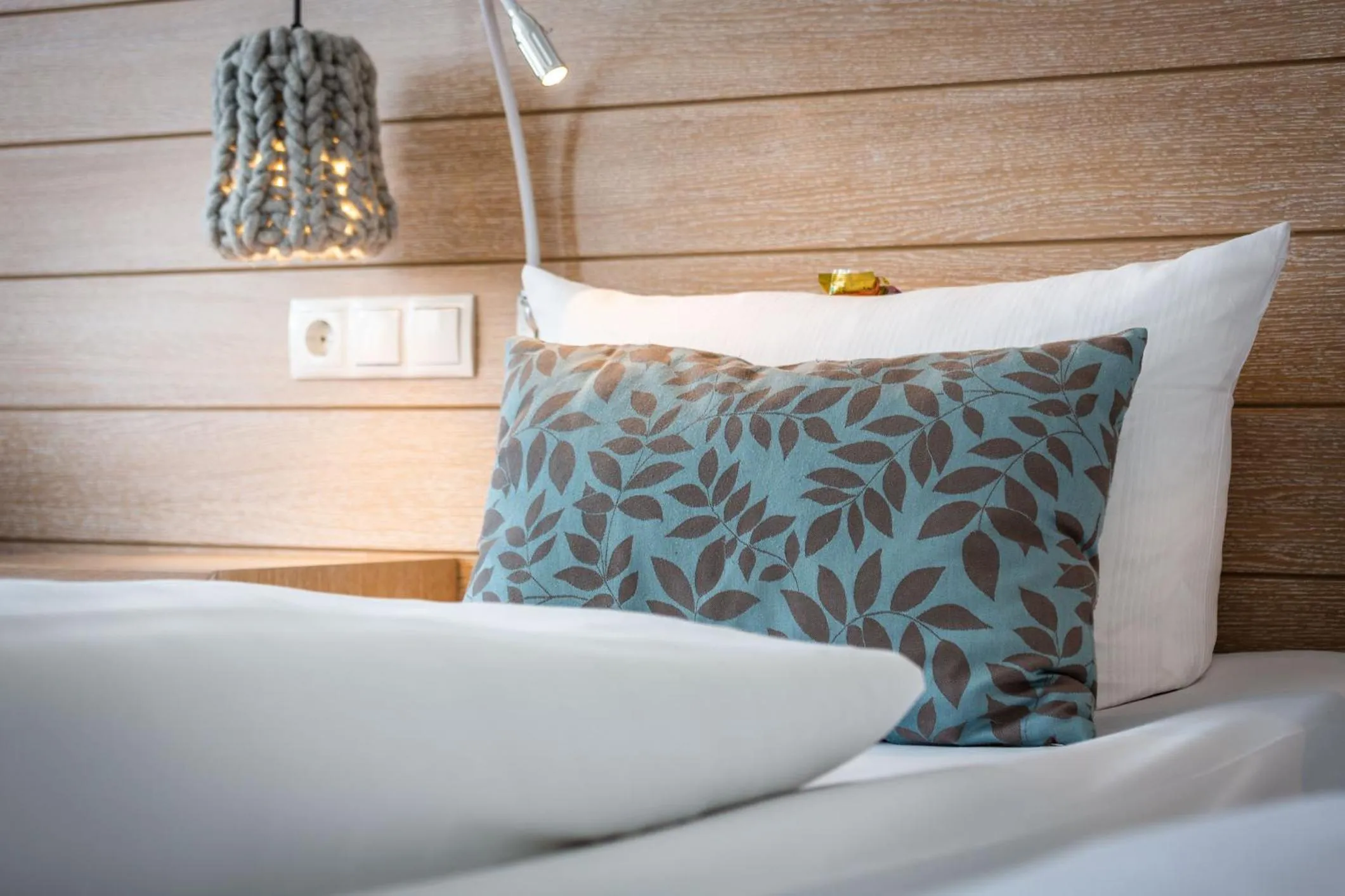 Bed in Hotel Der Seehof