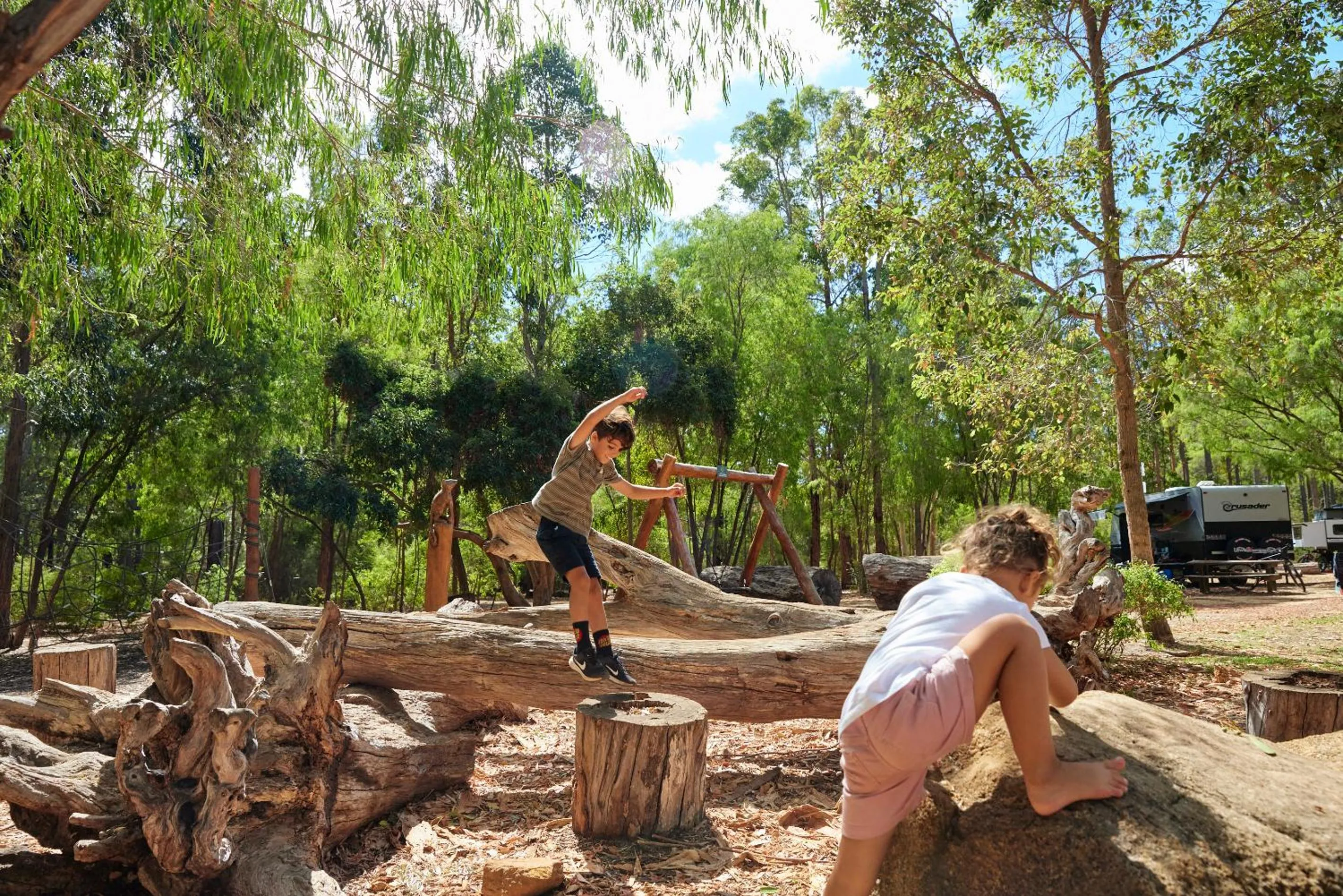 Children play ground in RAC Margaret River Nature Park