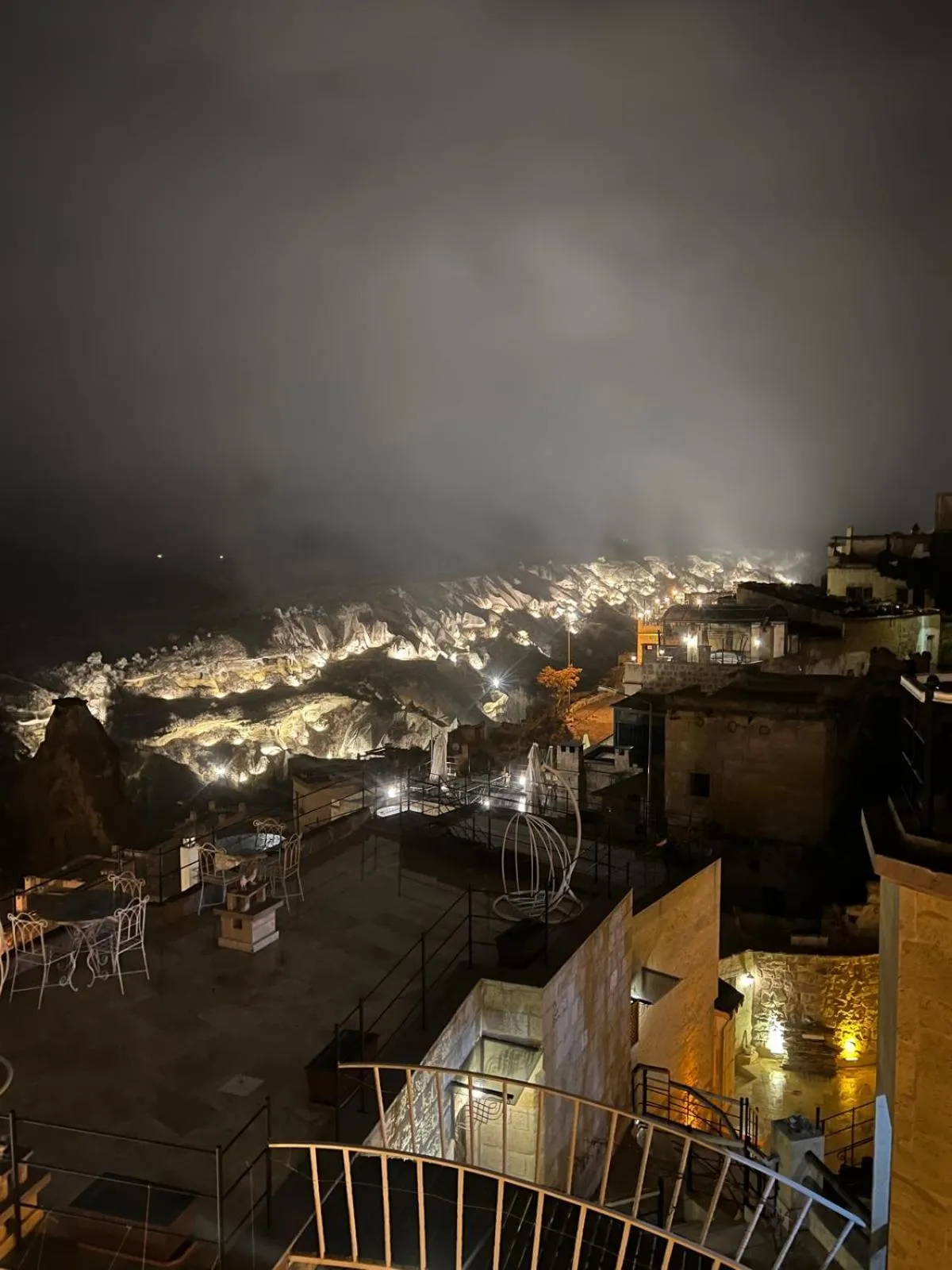 Natural landscape in Karlık Cave Suite Cappadocia