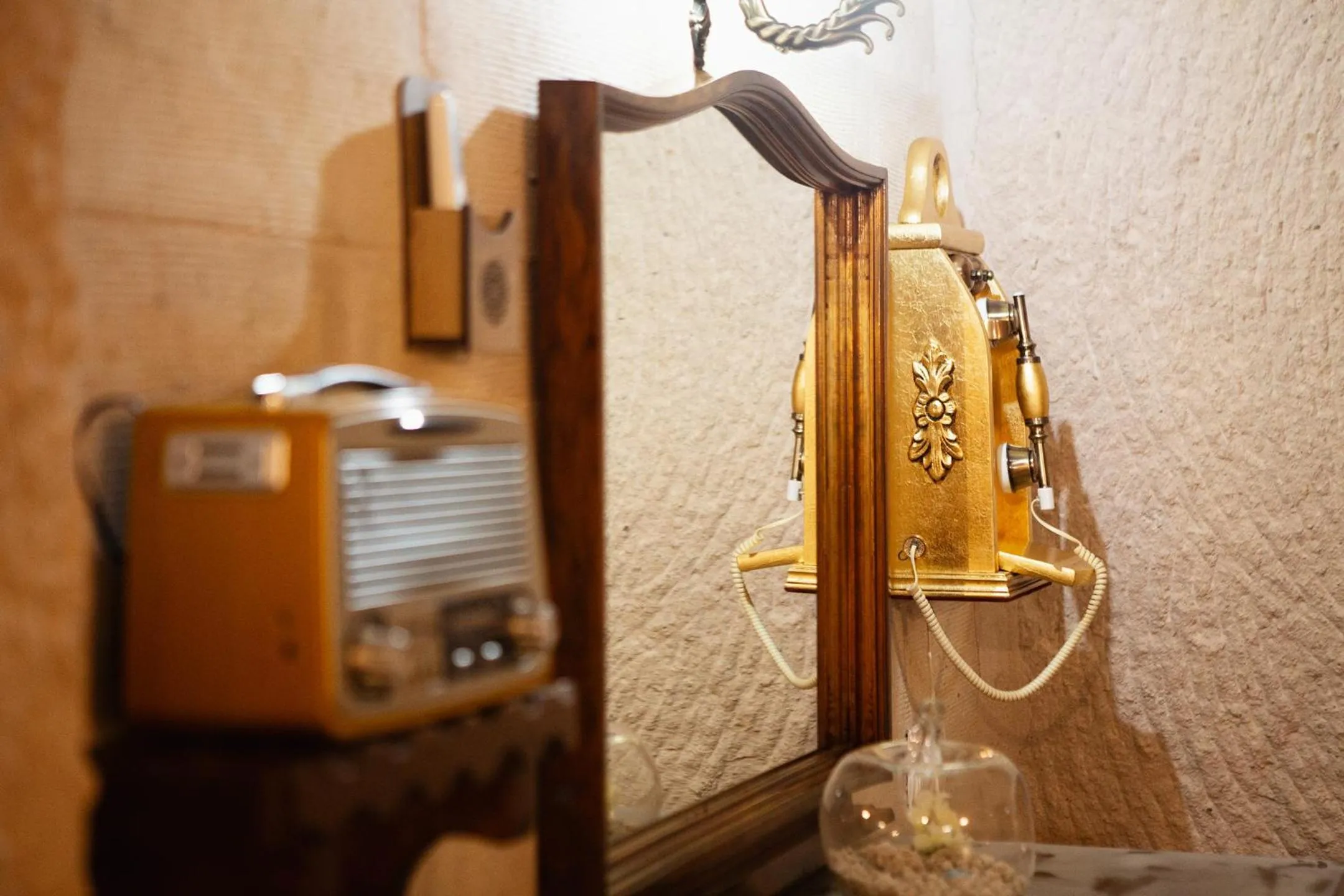 Decorative detail in Karlık Cave Suite Cappadocia