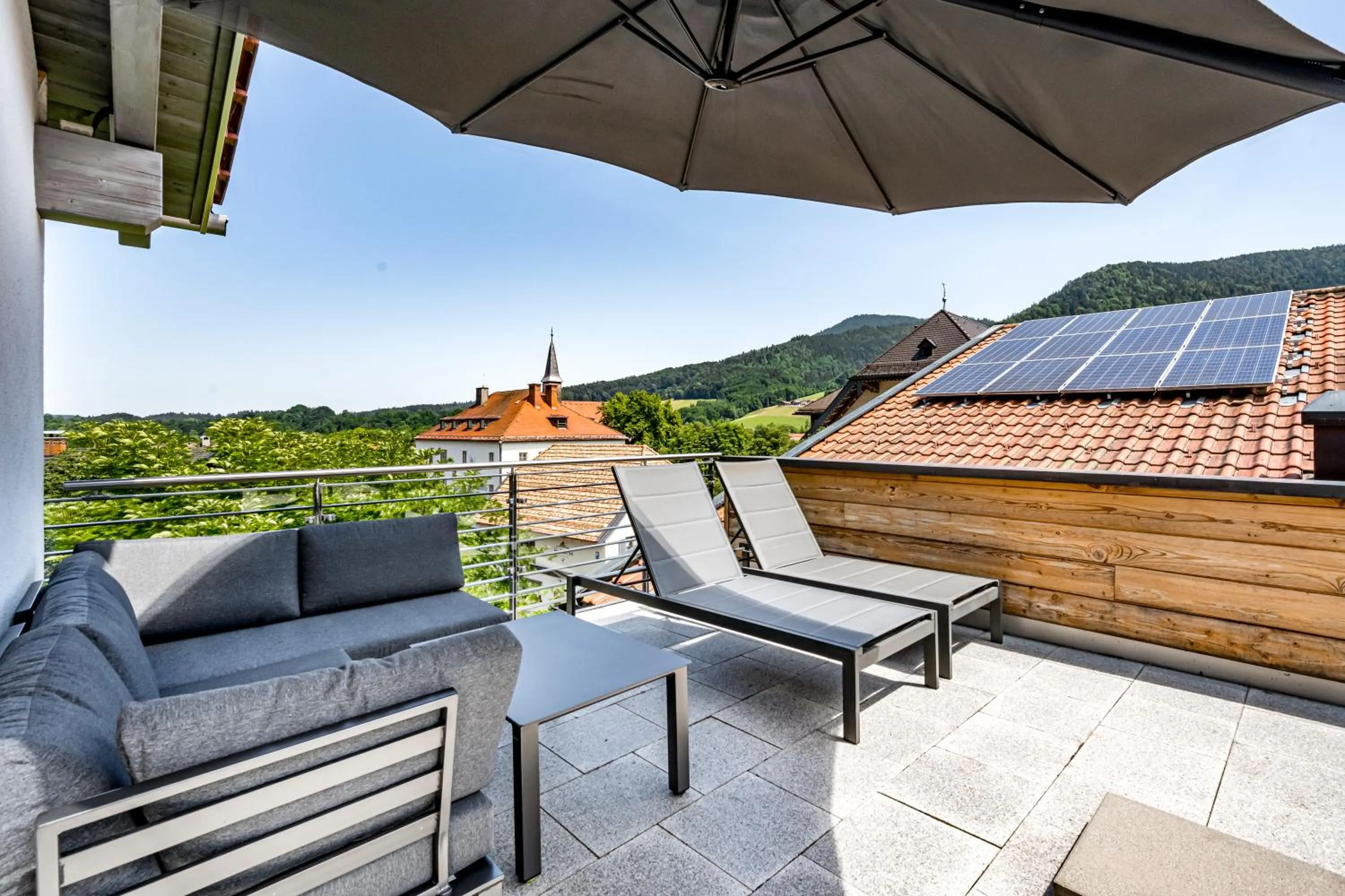 Balcony/Terrace in Ruhpoldinger Hof - Hotel & Wellness